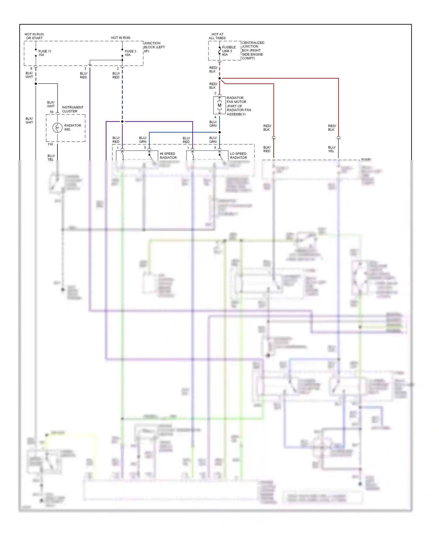 Dodge Stealth I (1990-1996) (right side engine compt) wiring diagram  (2 of 10)