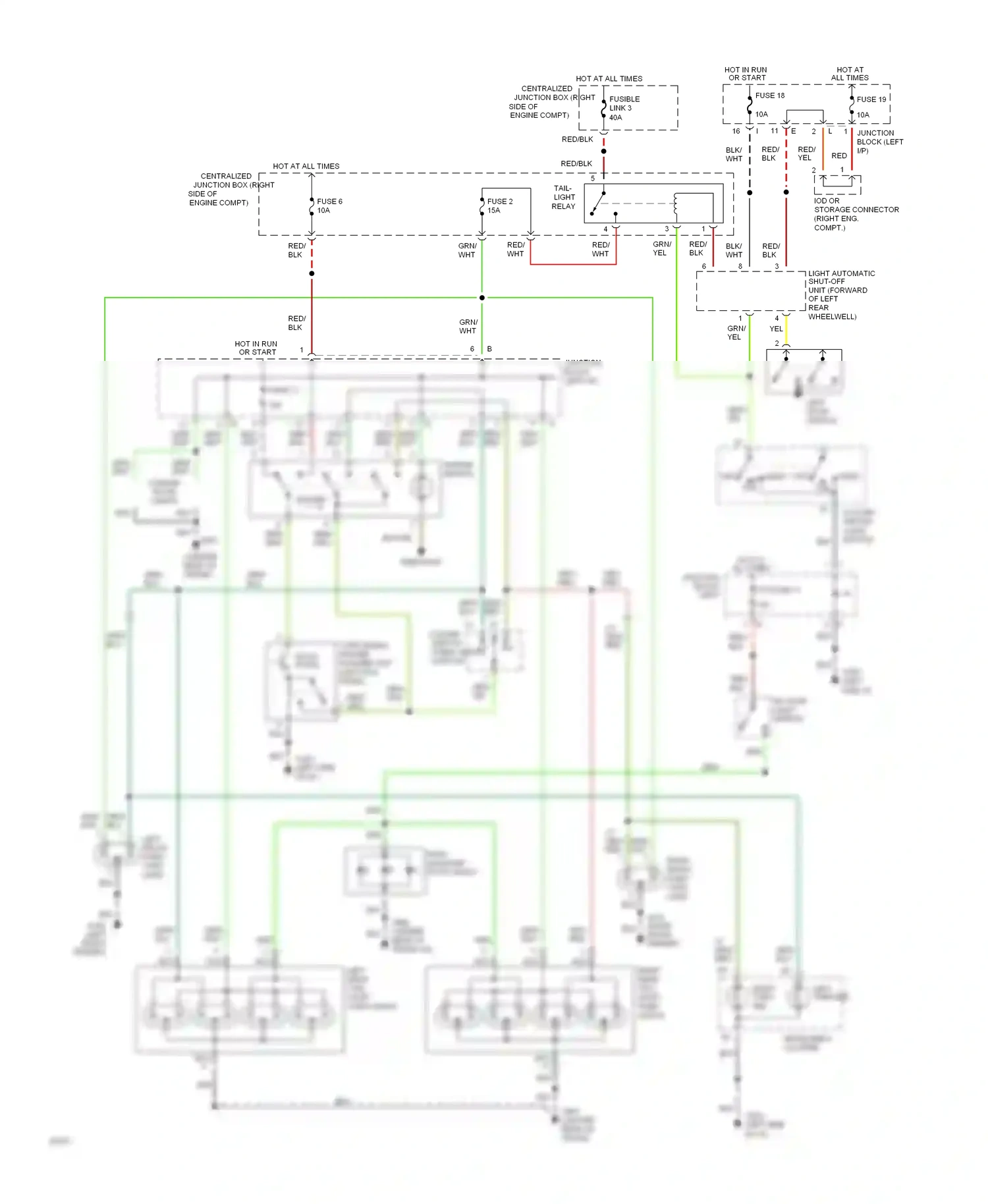 Dodge Stealth I (1990-1996) solid state wiring diagram  (8 of 9)