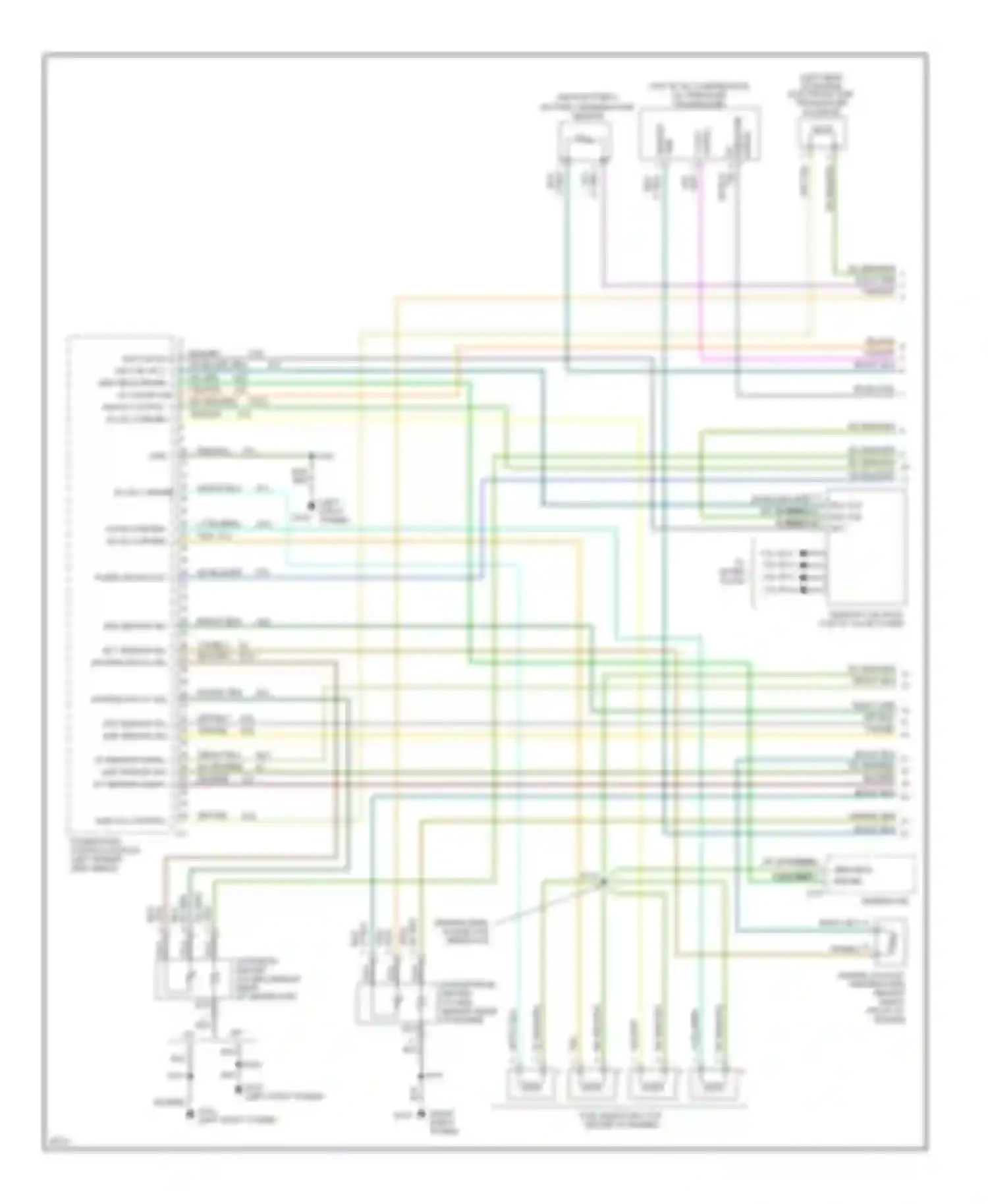 Stratus Dodge I (1995-2000): Wiring diagram engine performance 2.4ls (1 of 3)