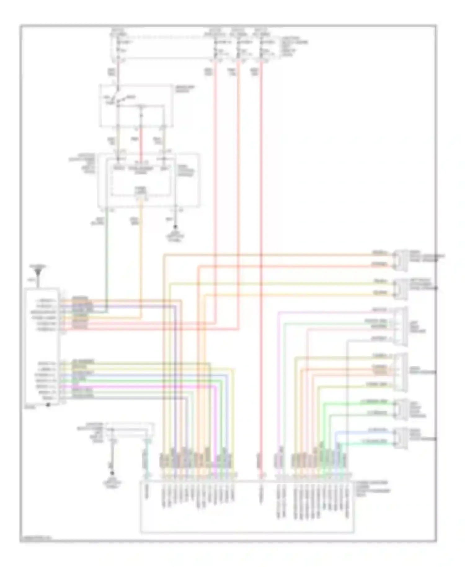 Stratus Dodge I (1995-2000): Radio circuits, with amplifier