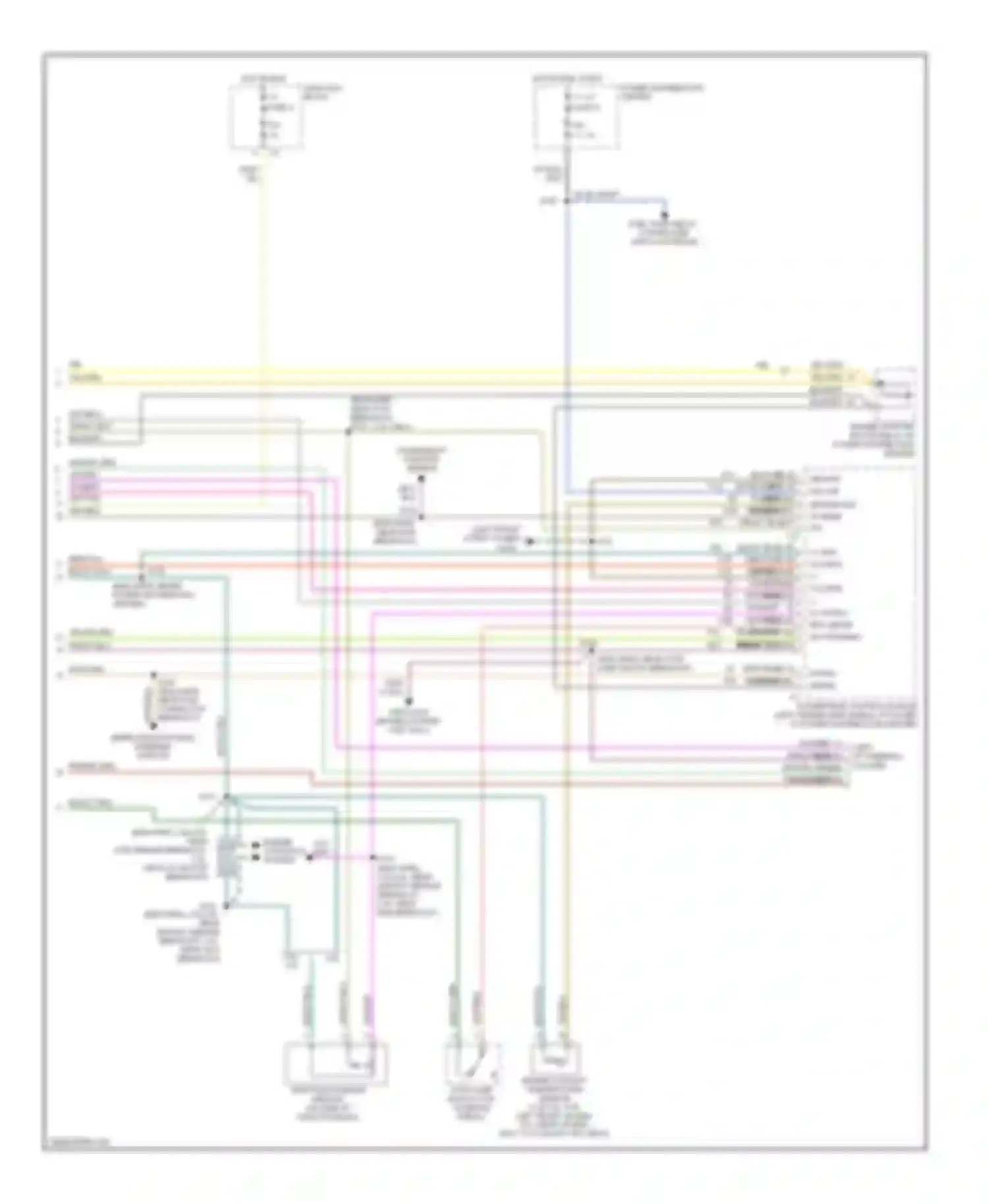 Wiring diagram speed proportional steering module for Dodge Stratus I (1995-2000) (3 of 3)