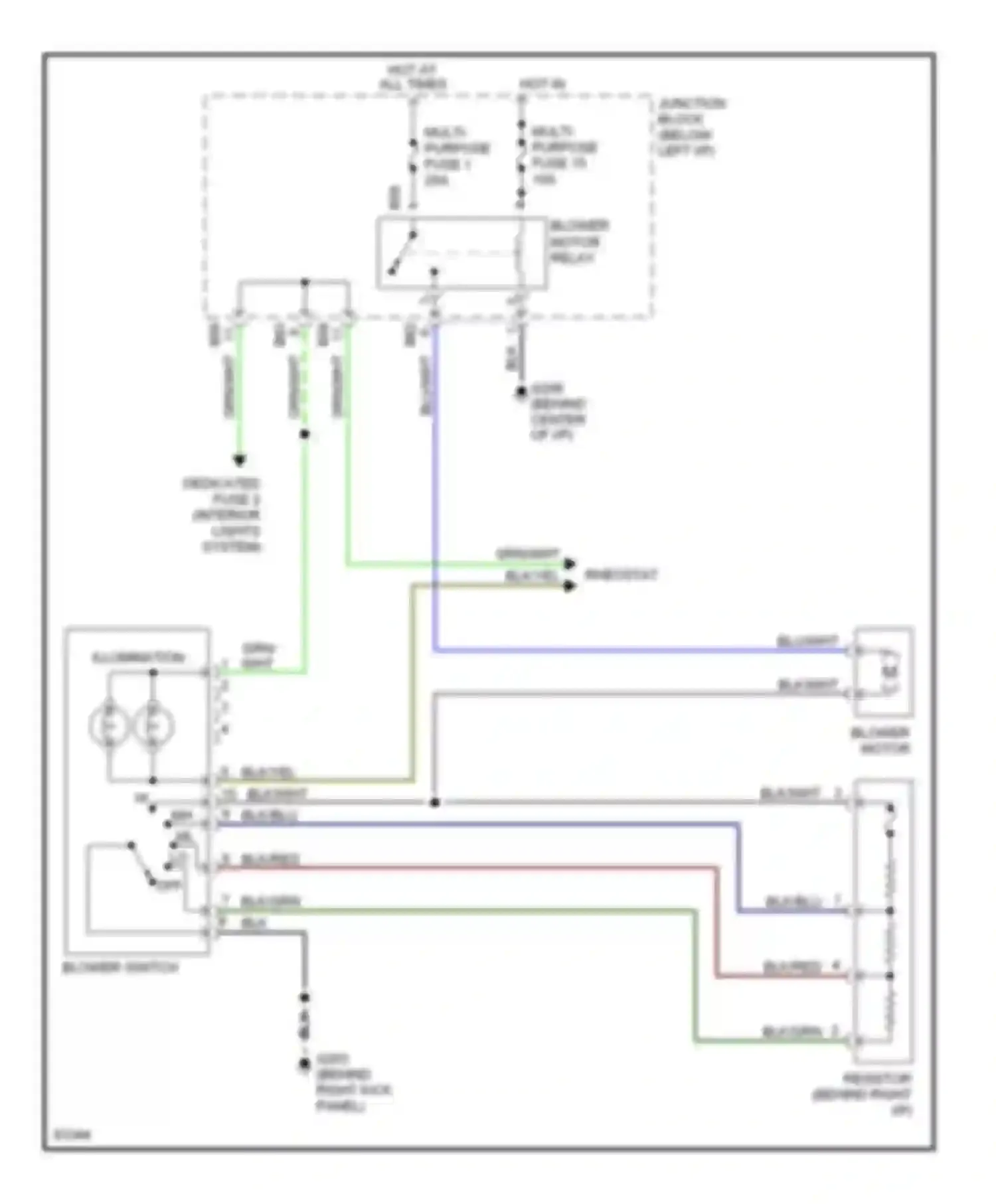 Summit Eagle I (1989-1996): Heater circuit