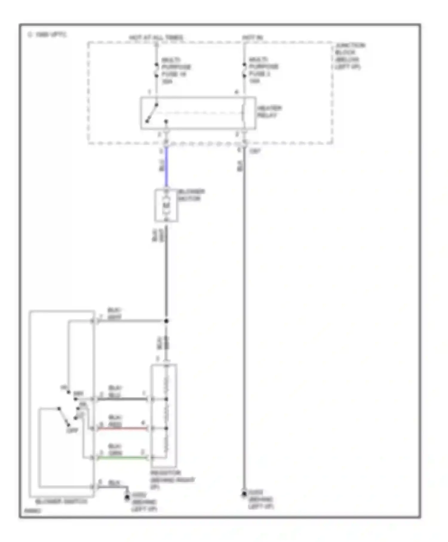 Summit Eagle I (1989-1996): Heater circuit