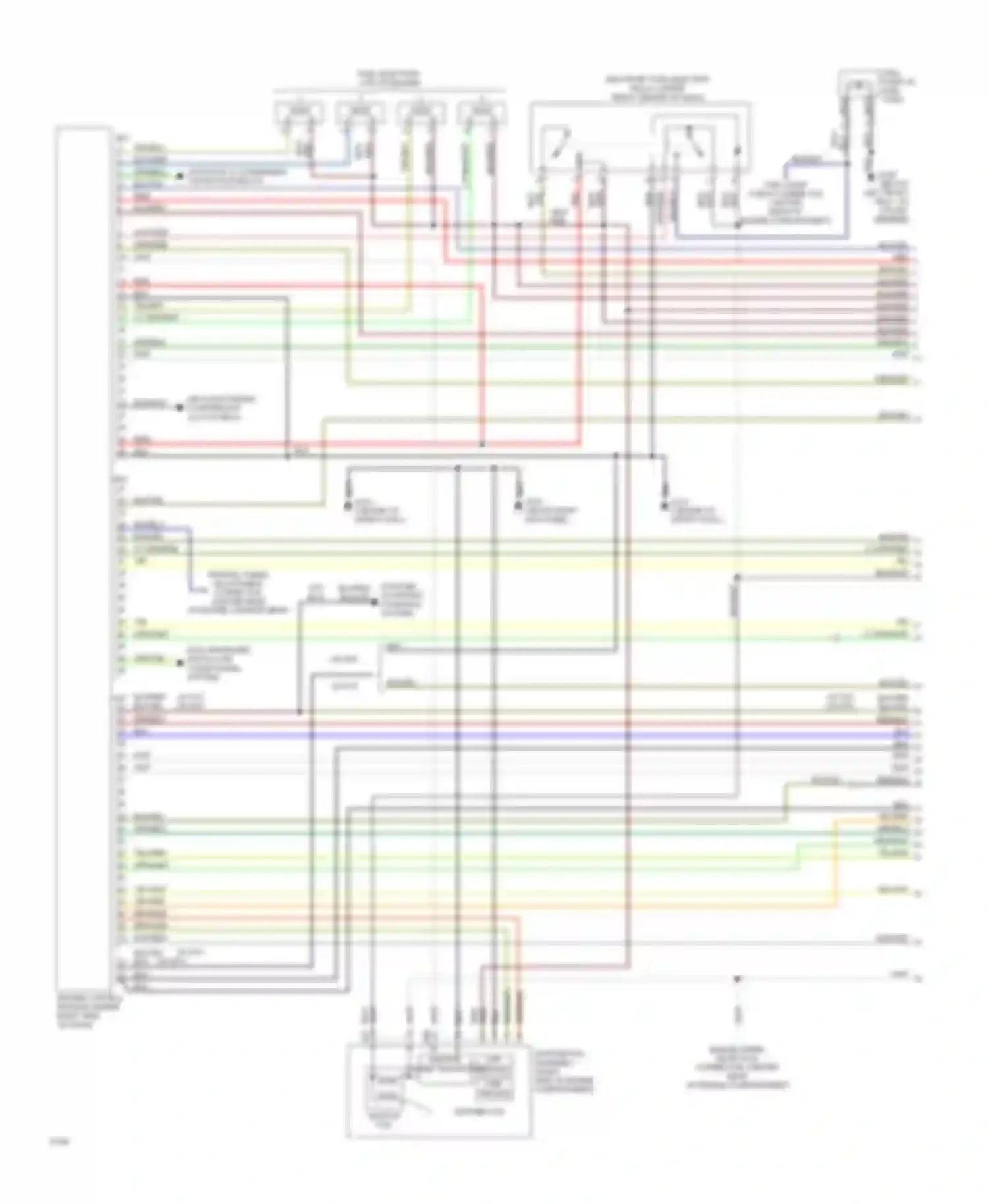 Summit Eagle I (1989-1996): Wiring diagram engine performance 1.5ls (1 of 2)