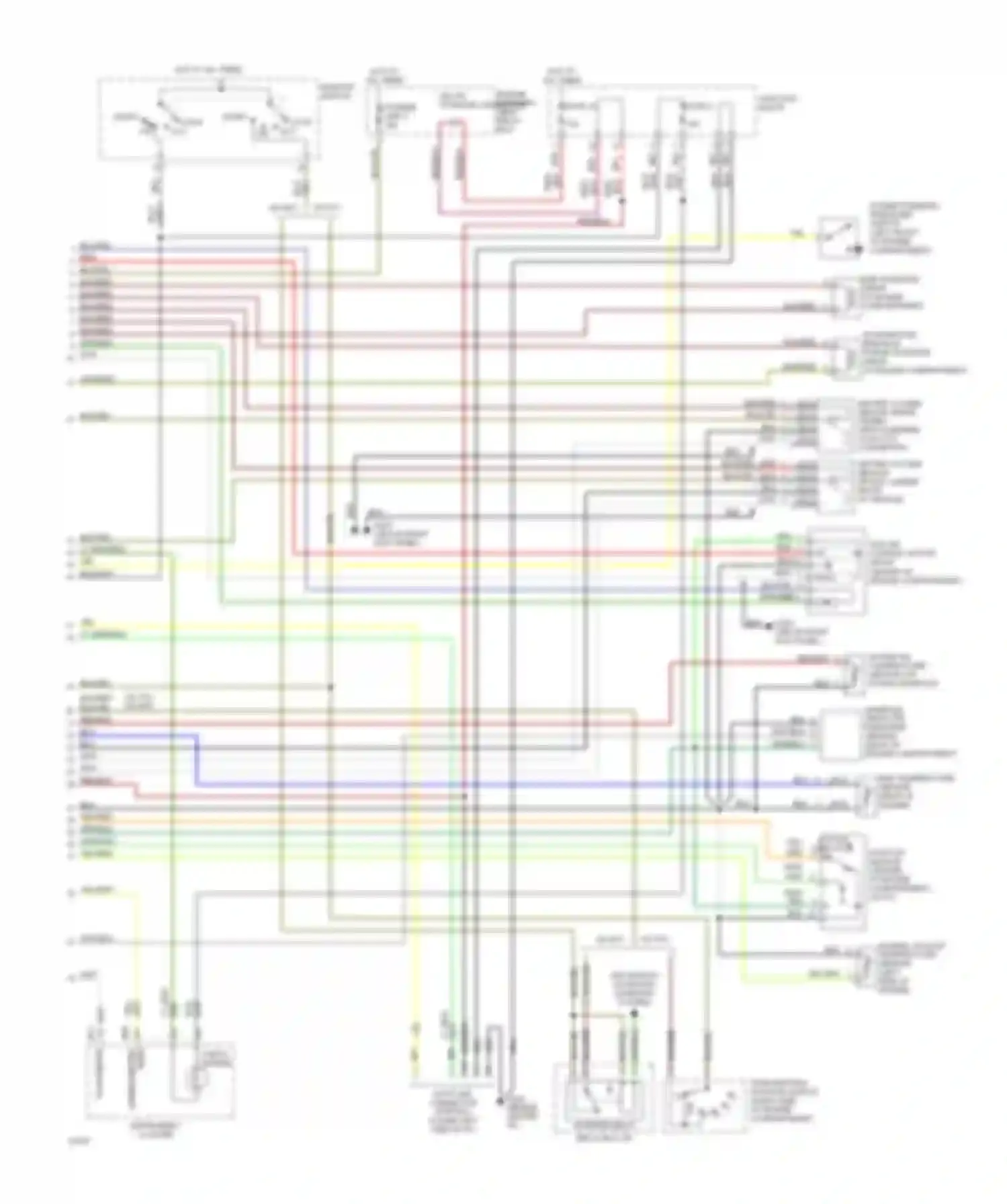 Summit Eagle I (1989-1996): Wiring diagram engine performance 1.5ls (2 of 2)