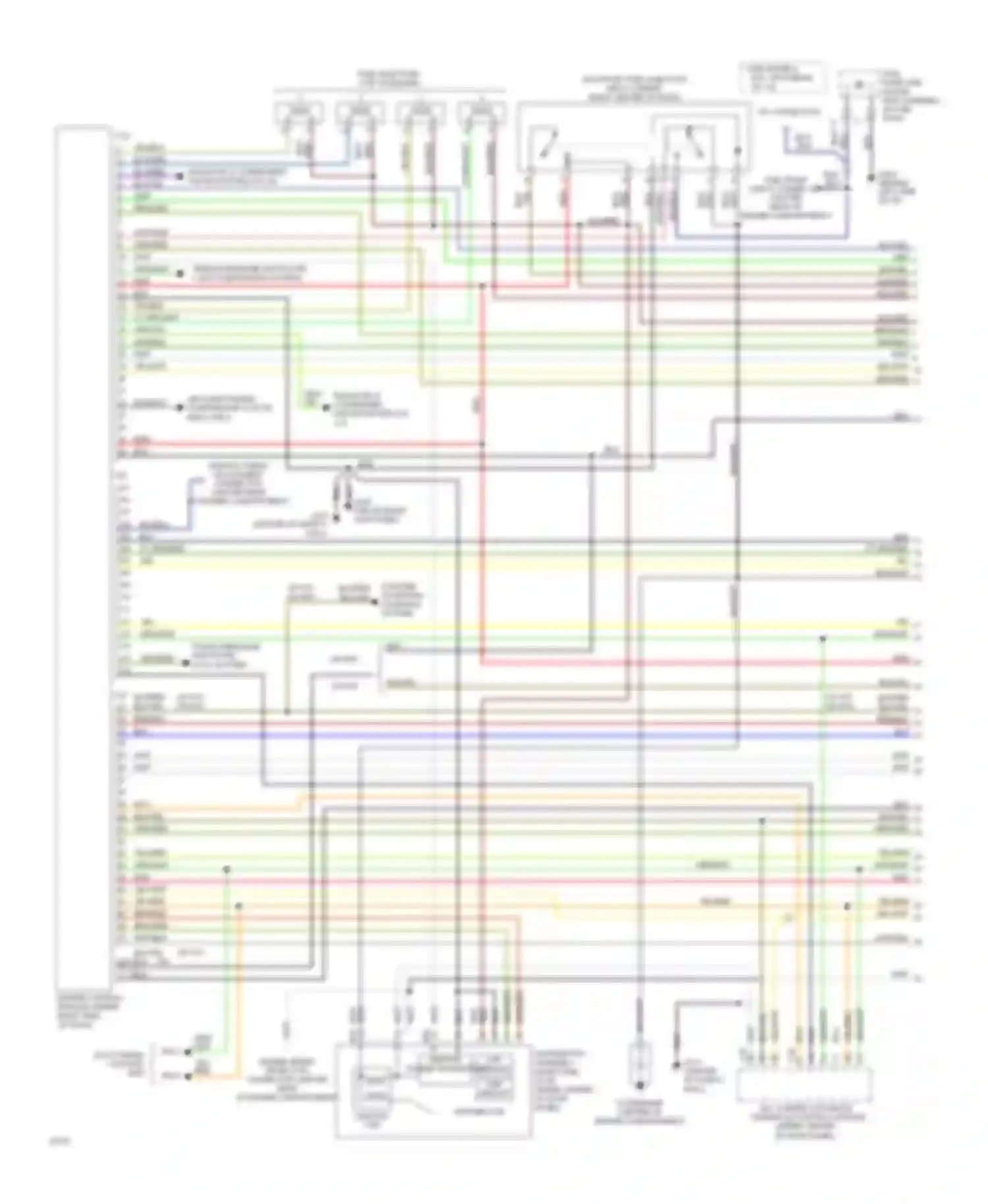 Summit Eagle I (1989-1996): Wiring diagram engine performance 2.4ls (1 of 2)