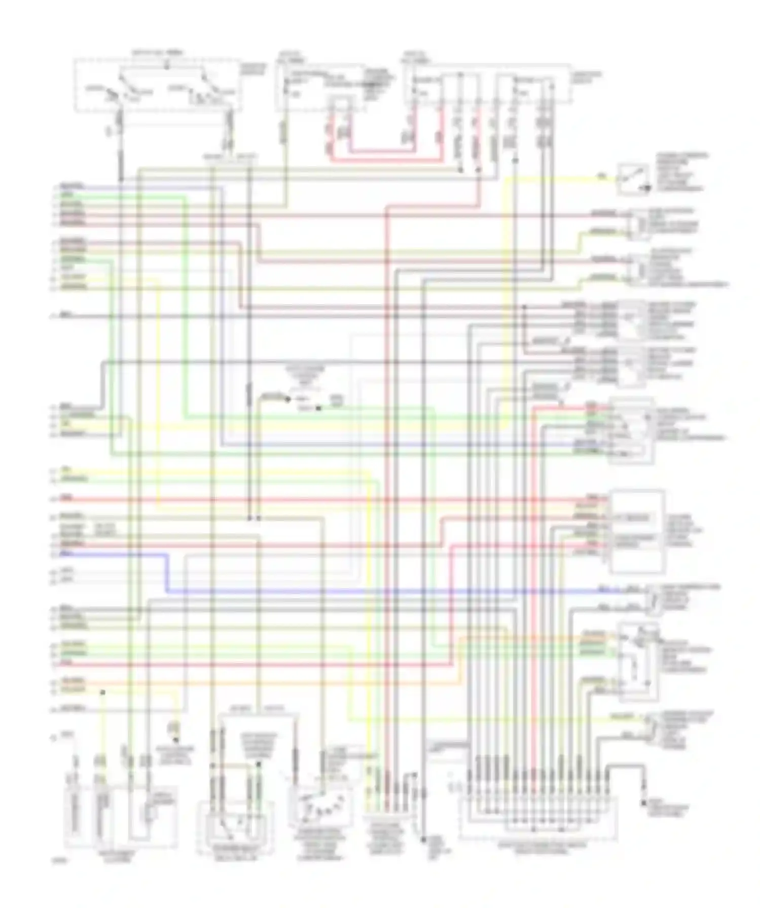 Summit Eagle I (1989-1996): Wiring diagram engine performance 2.4ls (2 of 2)