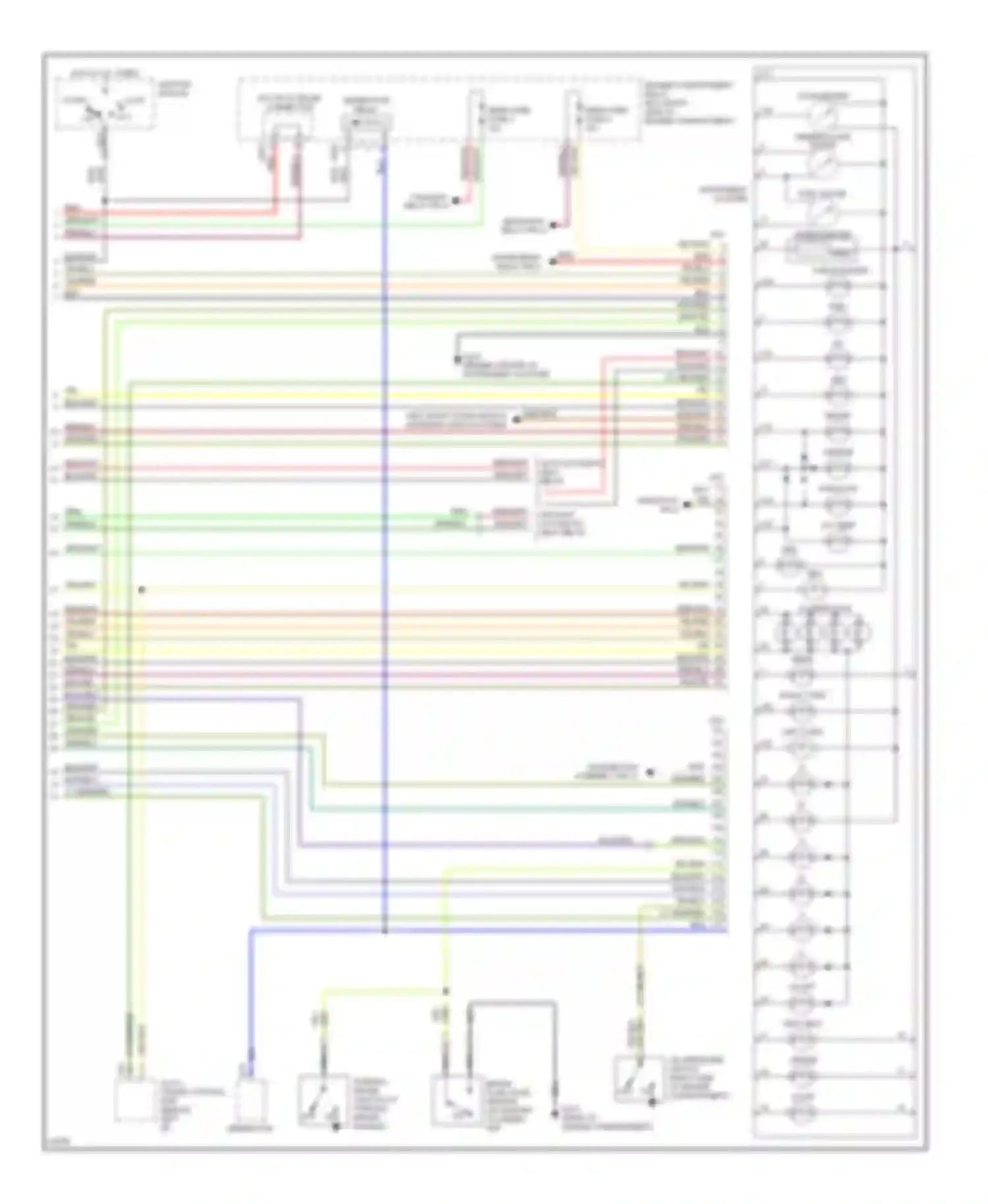 Summit Eagle I (1989-1996): Gauges & indicators circuit (2 of 2)