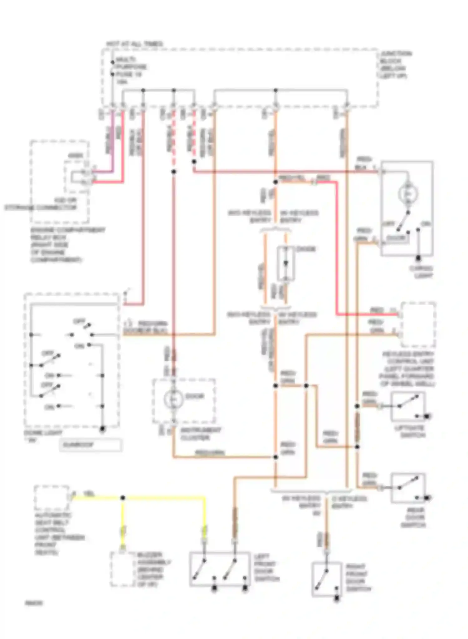 Summit Eagle I (1989-1996): Courtesy lamp circuit