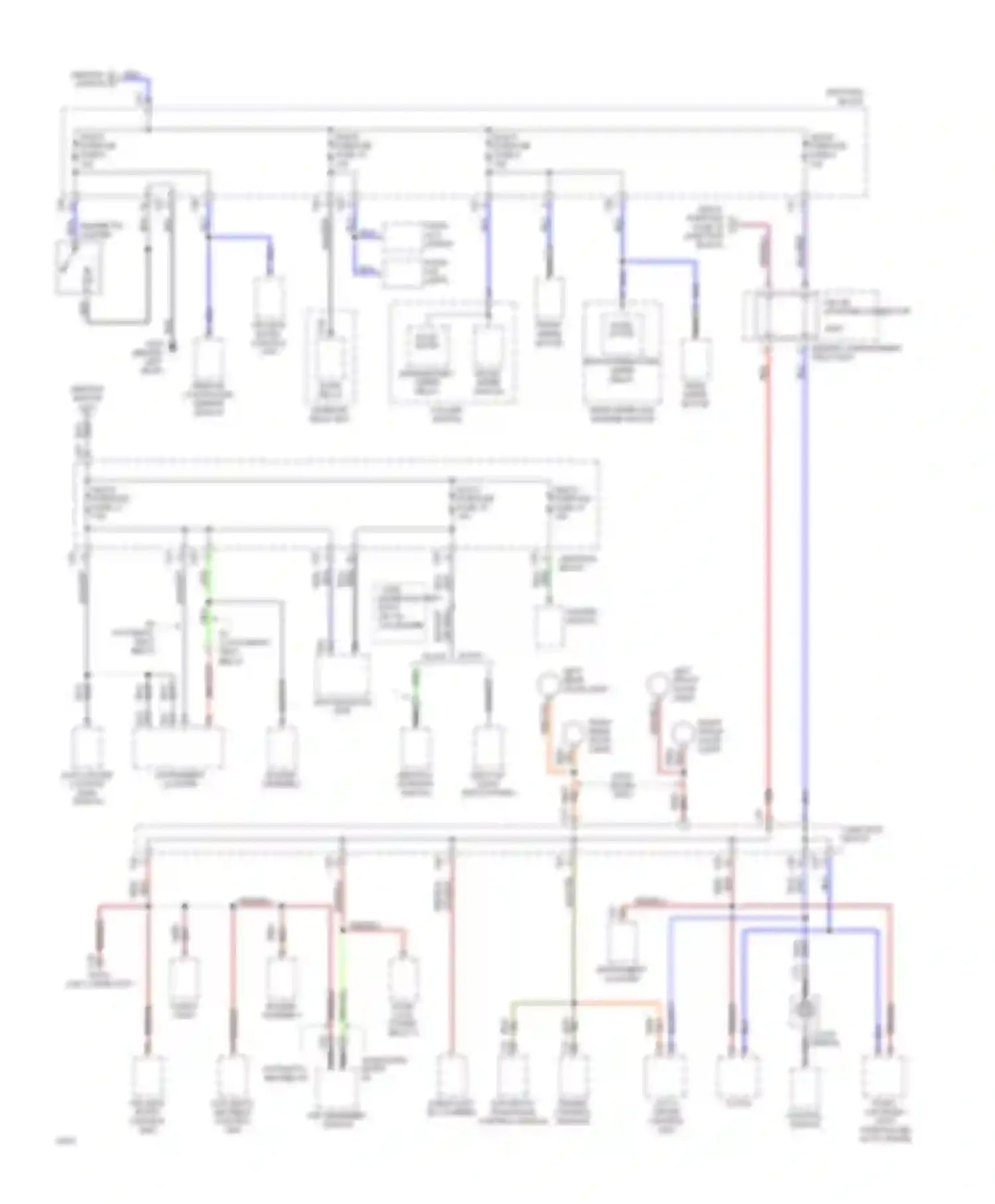 Summit Eagle I (1989-1996): Power distribution circuit (3 of 3)