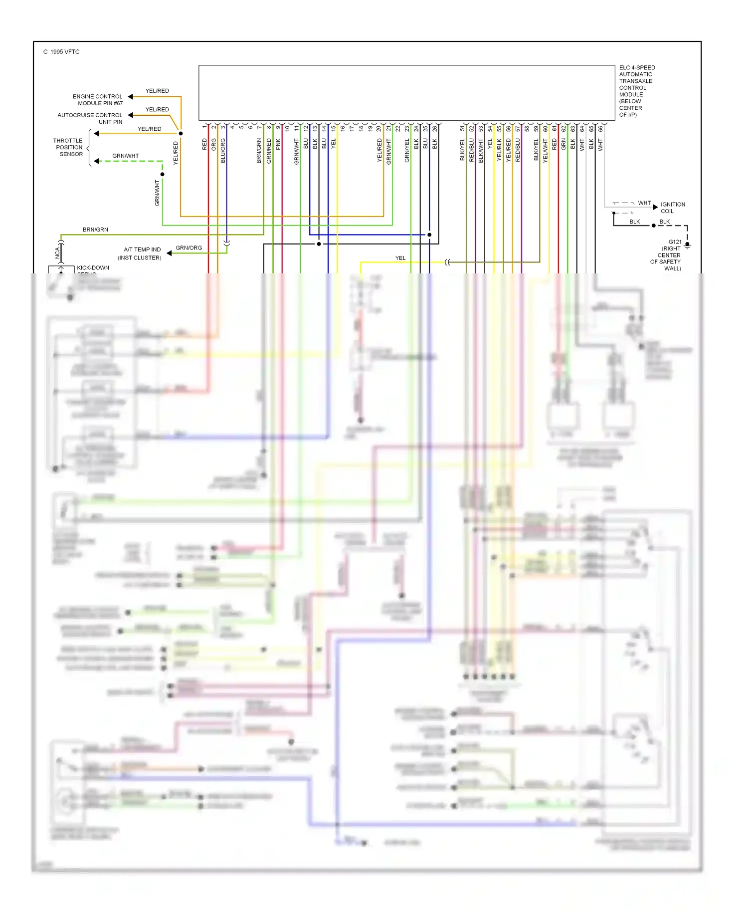 Eagle Summit I (1989-1996) back-up lights wiring diagram  (1 of 1)