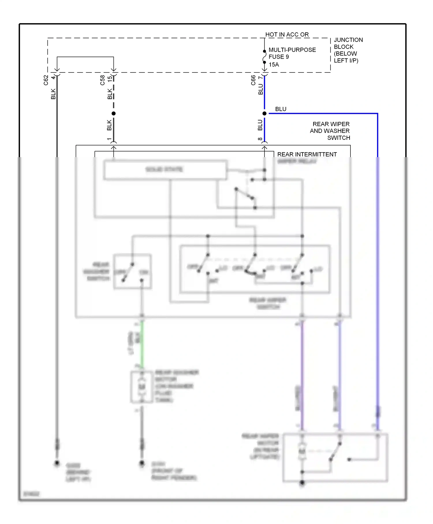 Eagle Summit I (1989-1996) blk wiring diagram  (51 of 51)
