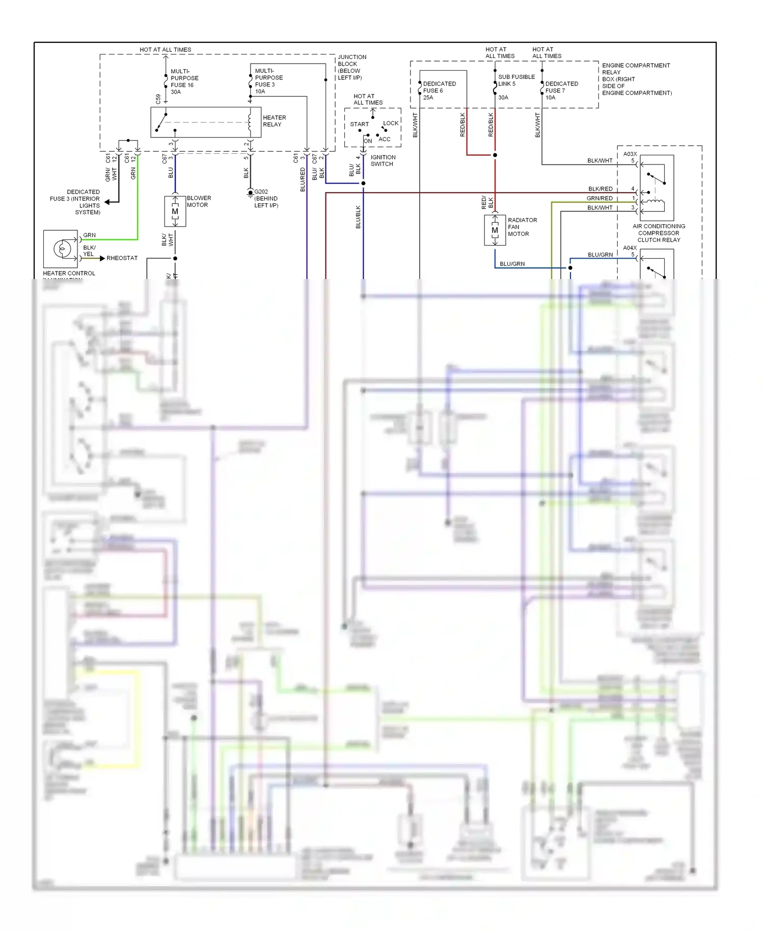 Eagle Summit I (1989-1996) (on compressor) wiring diagram  (4 of 4)