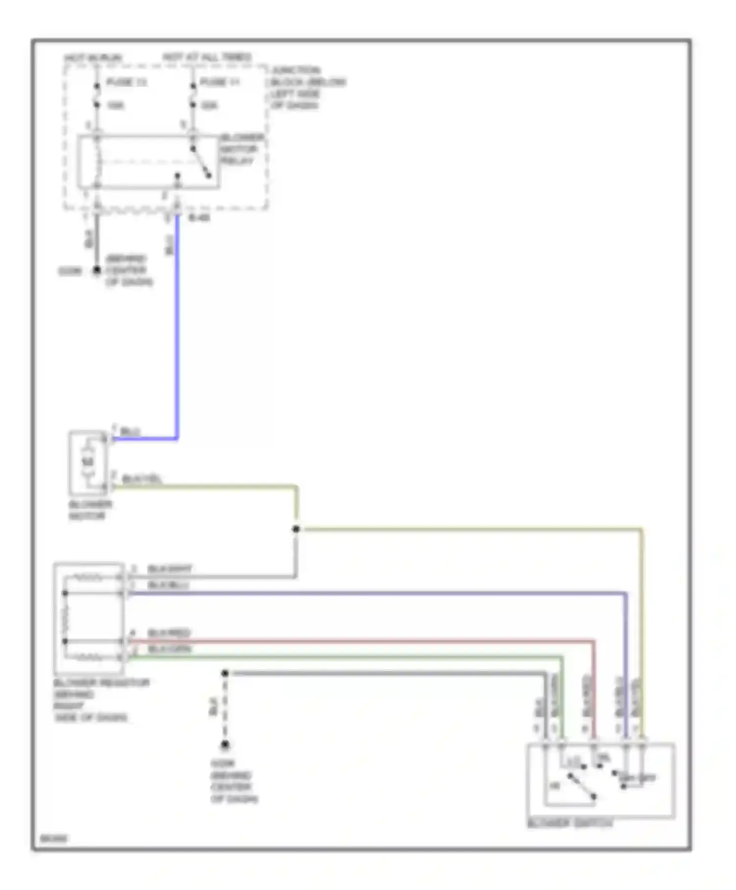 Talon Eagle II (1994-1999): Heater circuit