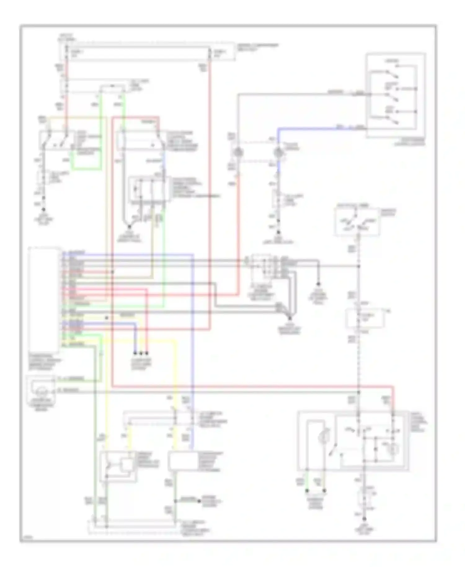 Talon Eagle II (1994-1999): 2.0l, cruise control circuit, m/t