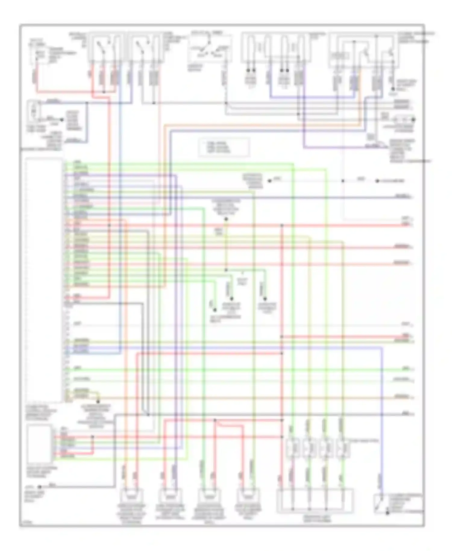 Talon Eagle II (1994-1999): Wiring diagram engine performance 2.0l turbos (1 of 2)