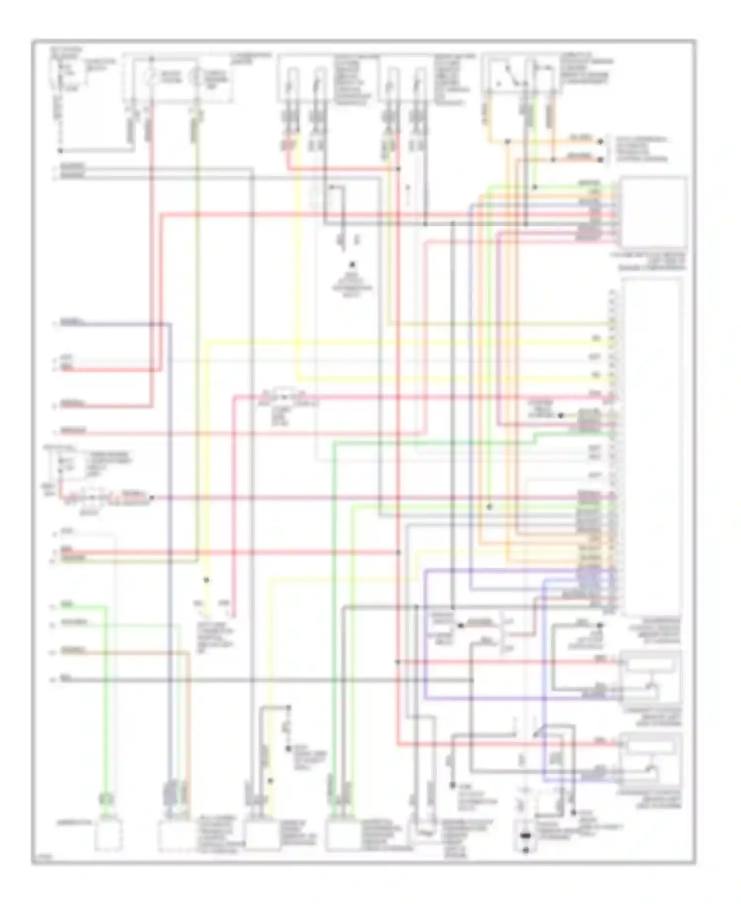 Talon Eagle II (1994-1999): Wiring diagram engine performance 2.0l turbos (2 of 2)