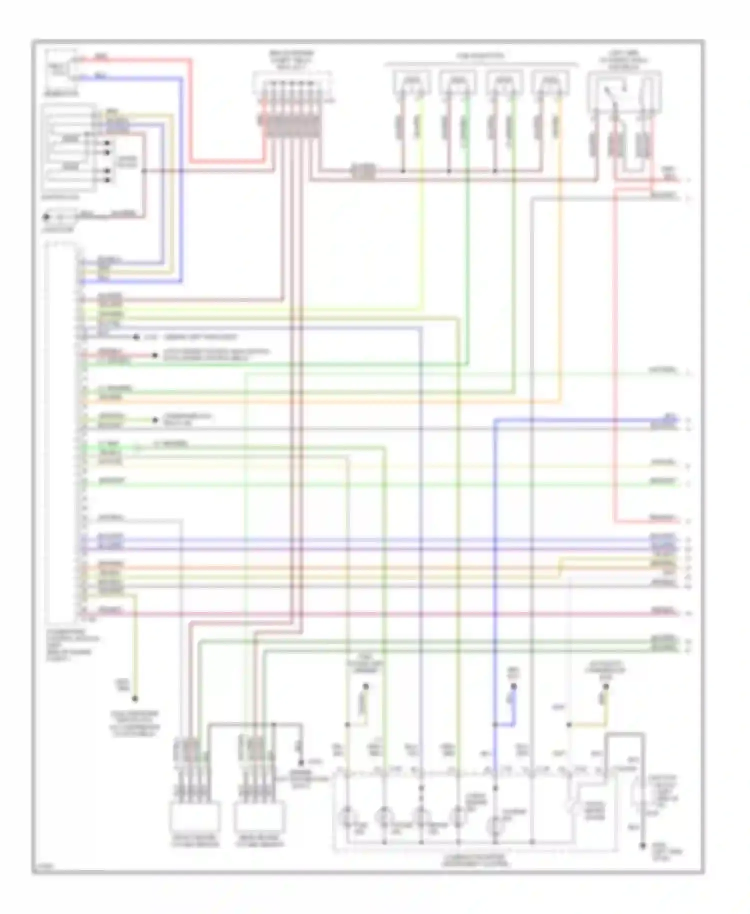 Talon Eagle II (1994-1999): Wiring diagram engine performance 2.0ls (1 of 3)