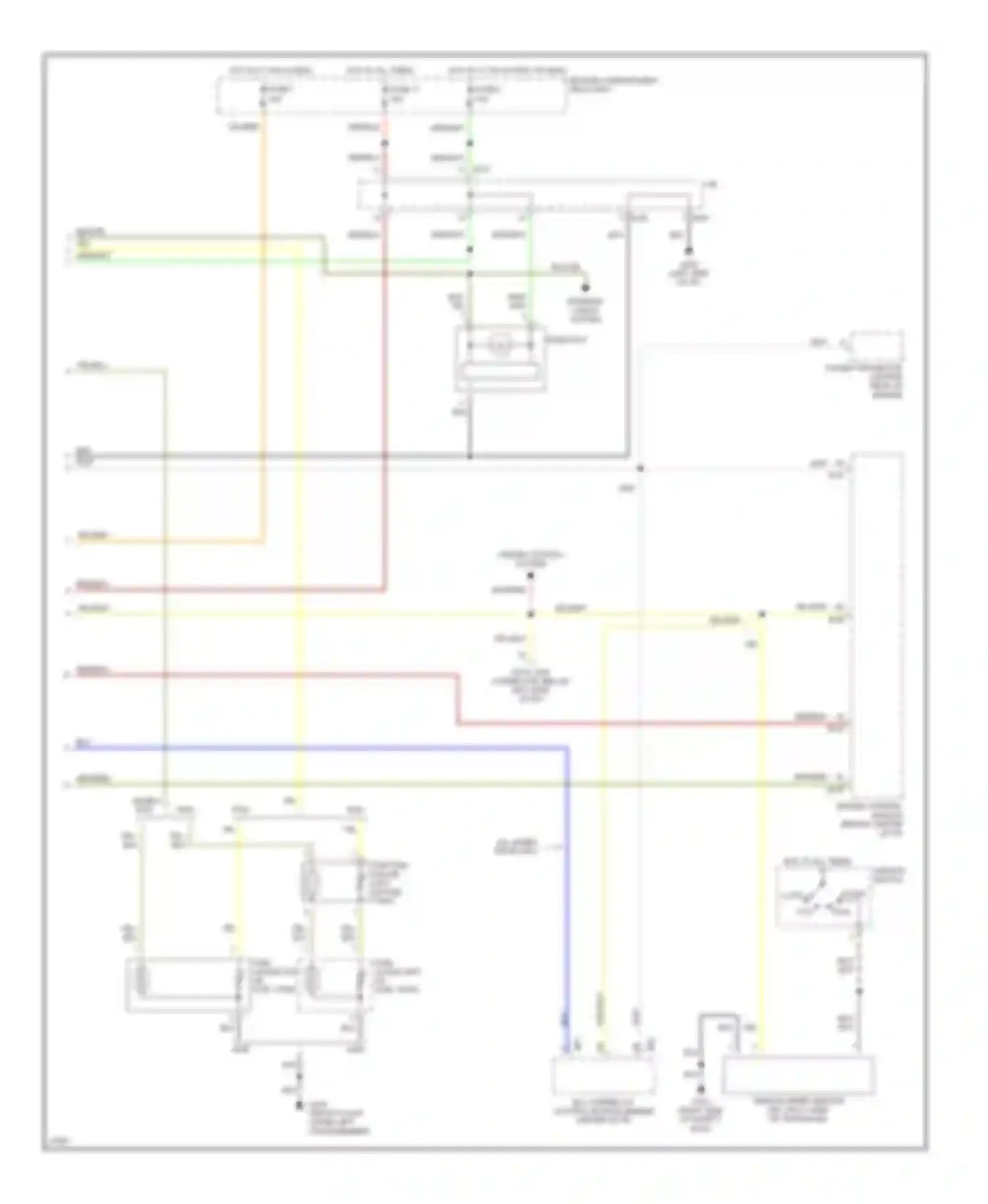 Talon Eagle II (1994-1999): 2.0l turbo, instrument cluster circuit (2 of 2)