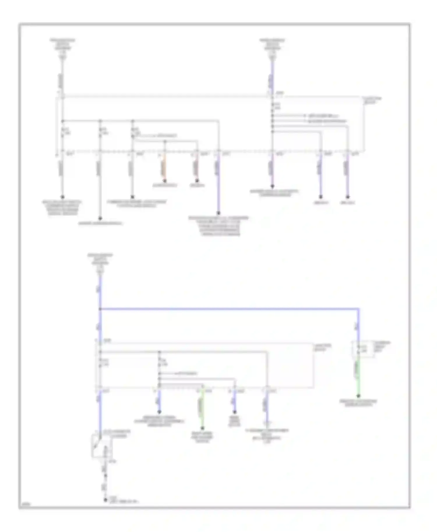 Talon Eagle II (1994-1999): 2.0l, power distribution circuit (2 of 2)