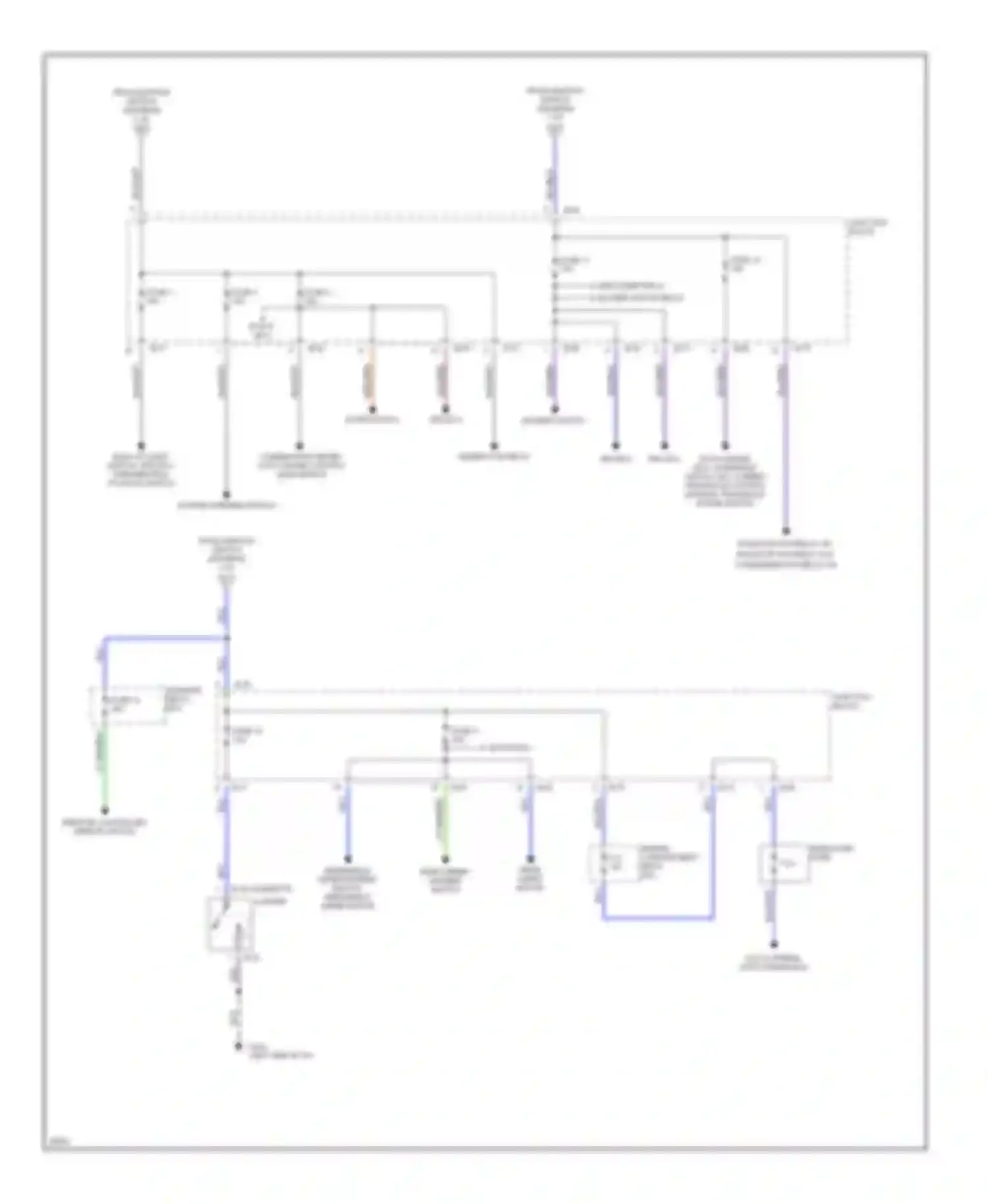 Talon Eagle II (1994-1999): 2.0l turbo, power distribution circuit (2 of 2)