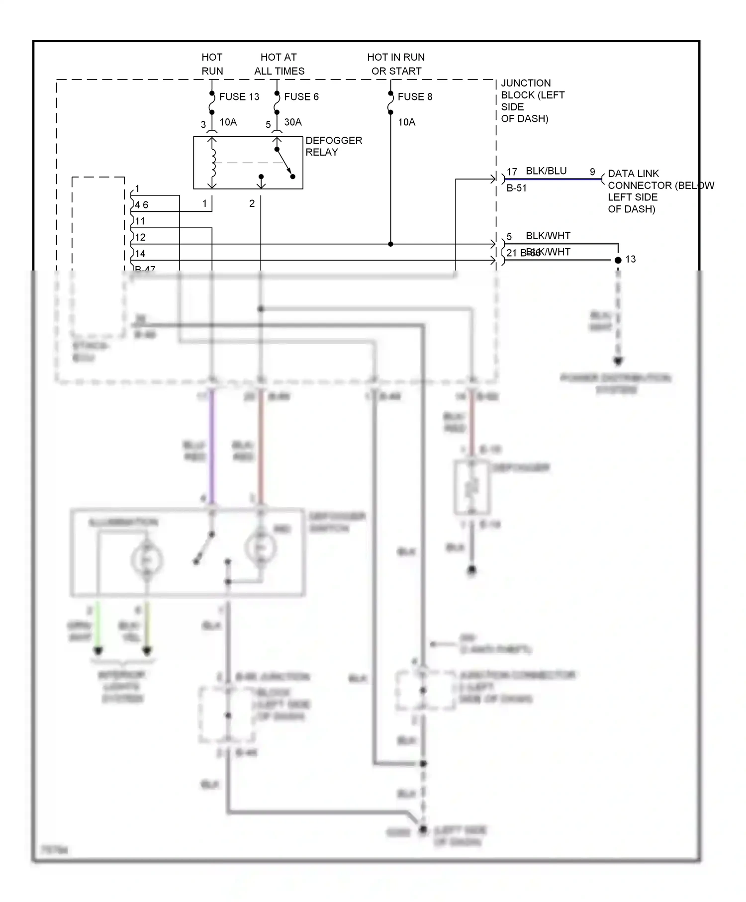 Eagle Talon II (1994-1999) e-14 wiring diagram  (1 of 1)