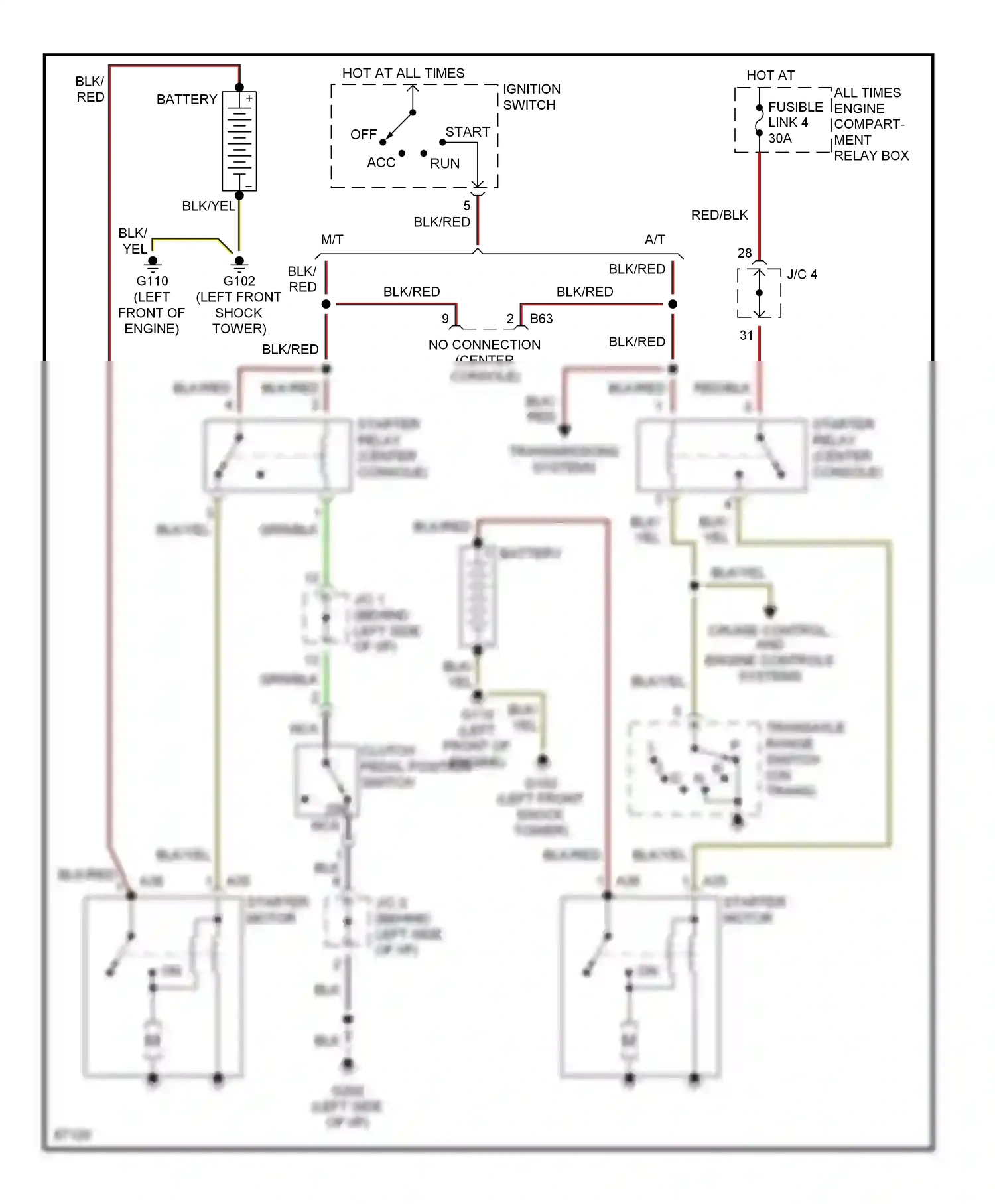 Eagle Talon II (1994-1999) off wiring diagram  (14 of 20)