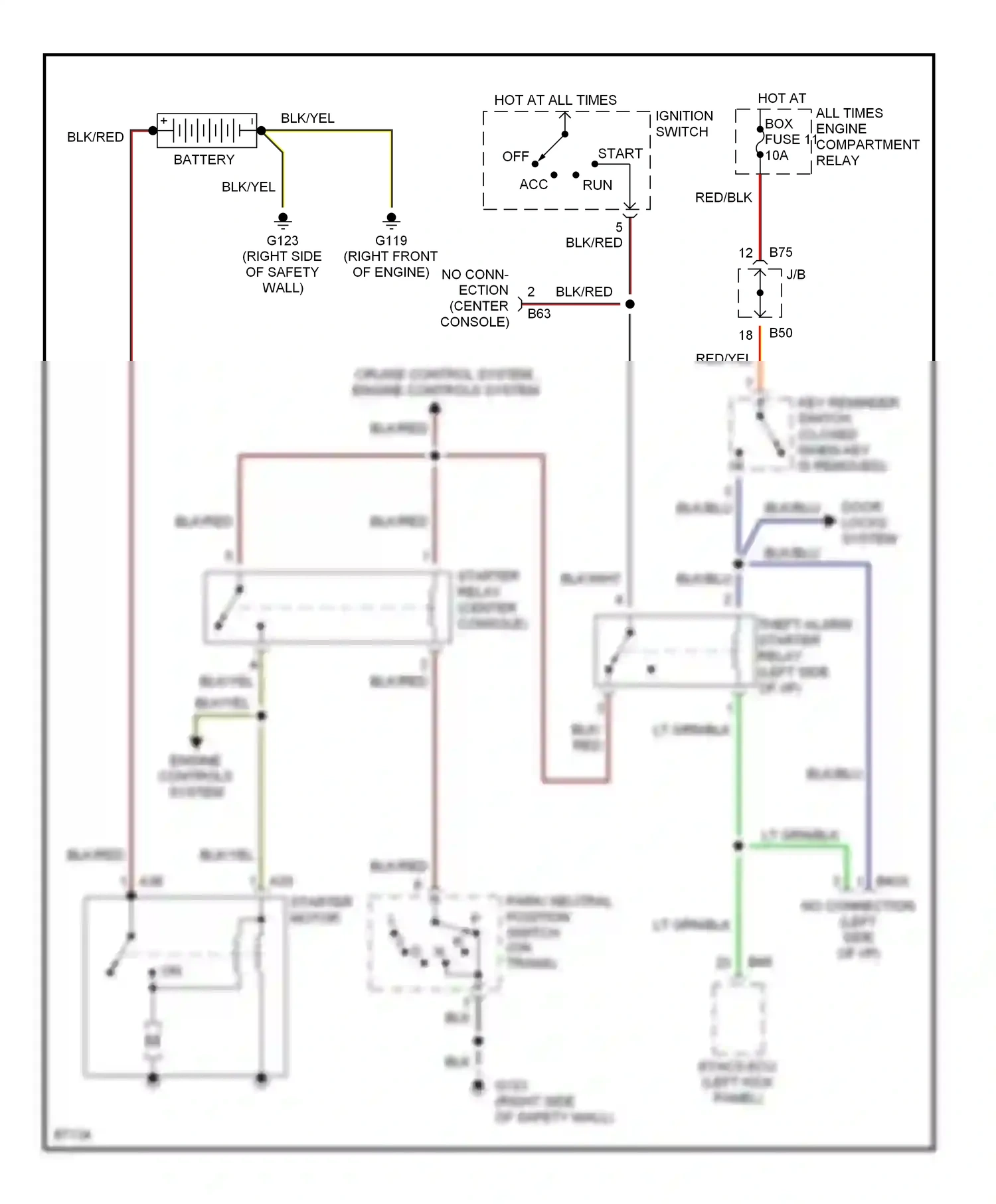 Eagle Talon II (1994-1999) off wiring diagram  (12 of 20)