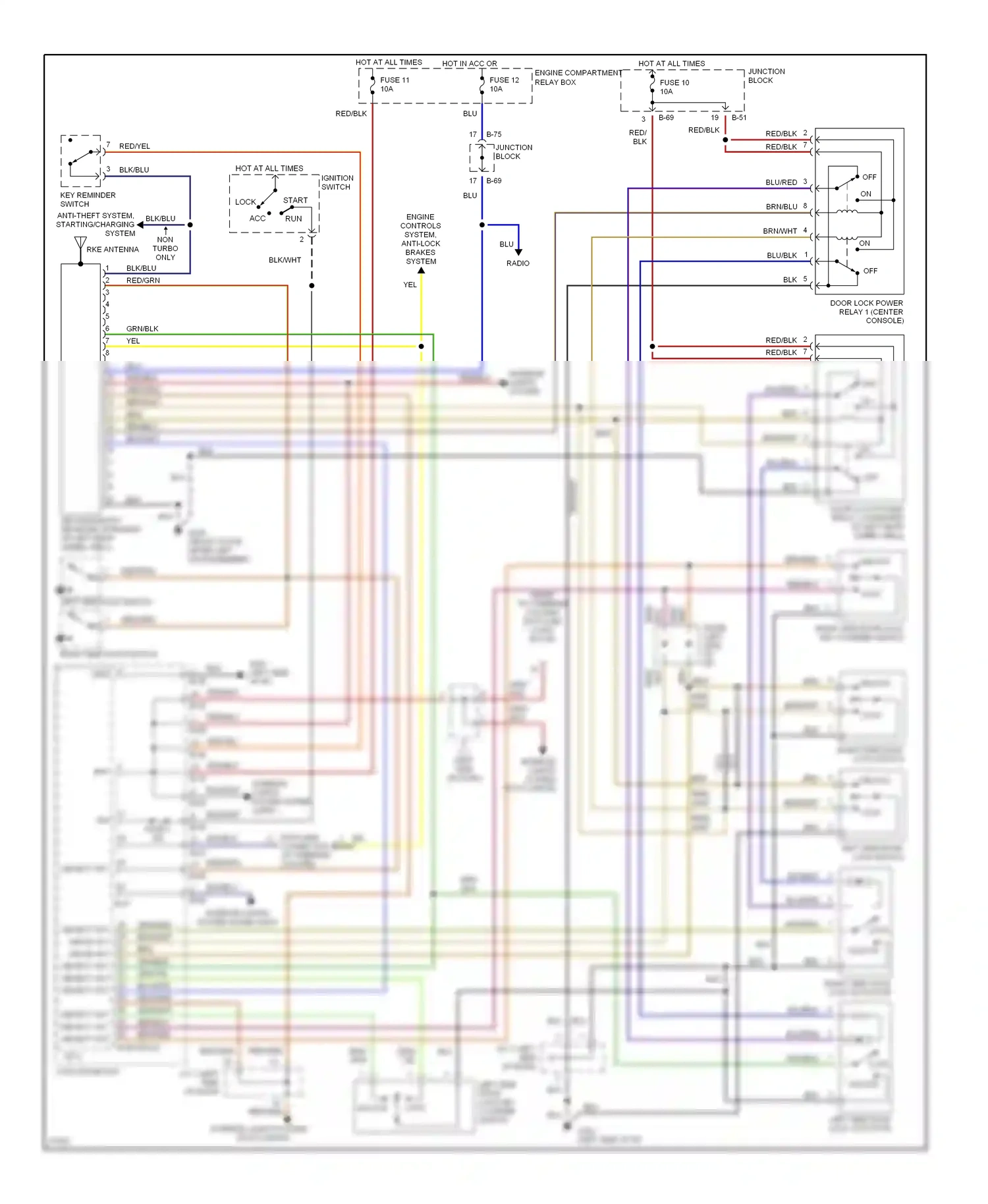 Eagle Talon II (1994-1999) off wiring diagram  (10 of 20)