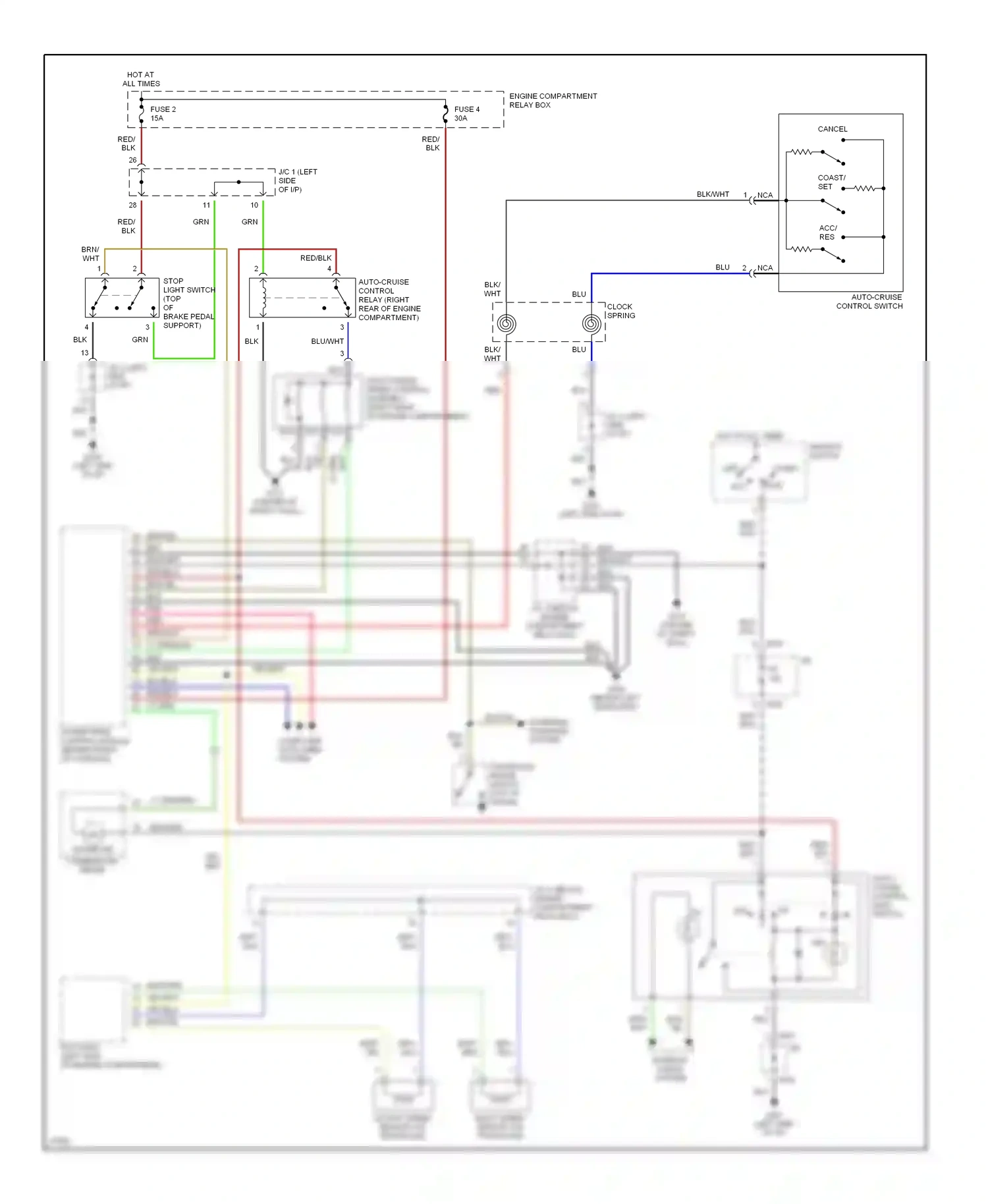 Eagle Talon II (1994-1999) output speed sensor (on transaxle) wiring diagram  (1 of 1)