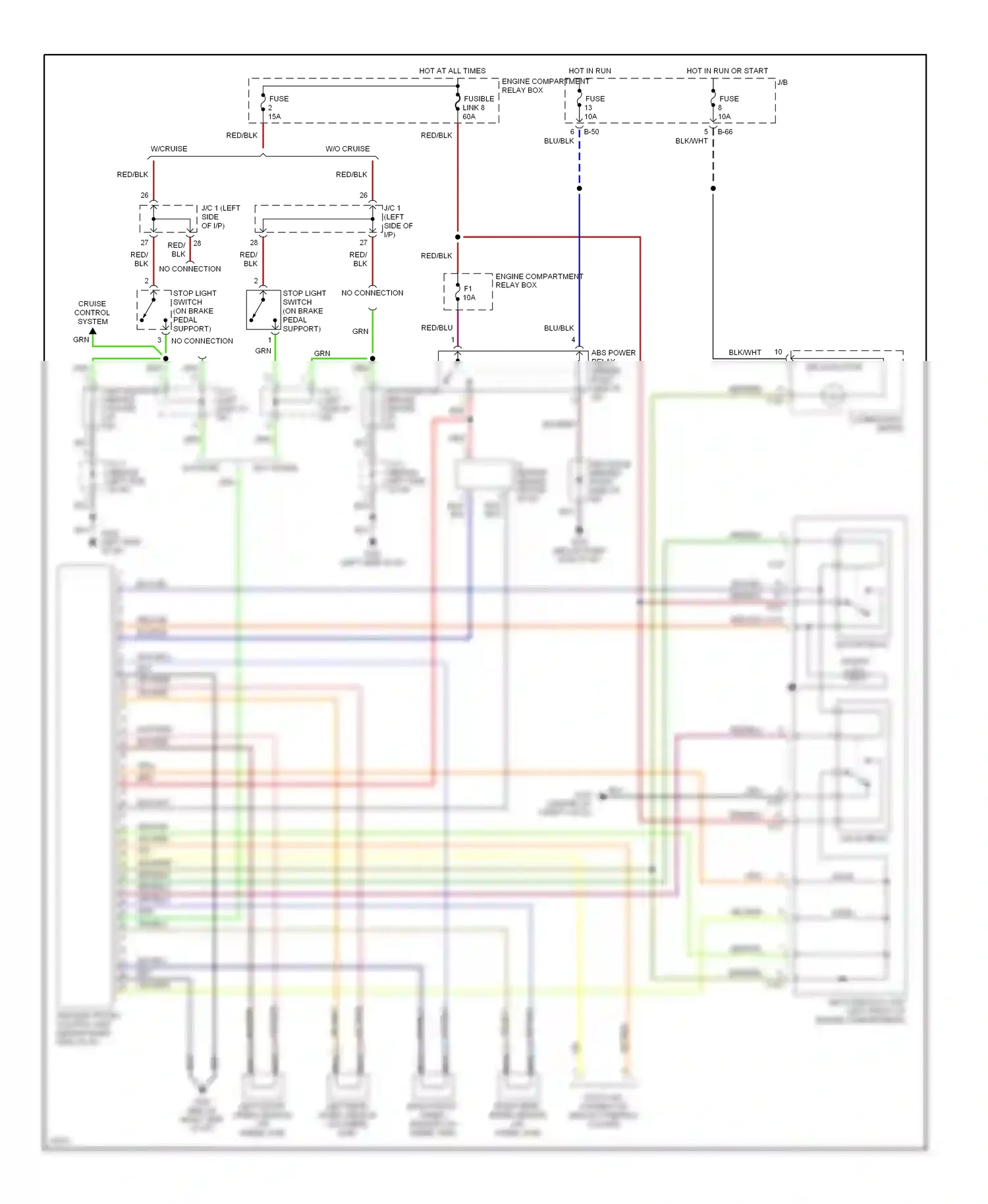 Eagle Talon II (1994-1999) red/blk wiring diagram  (8 of 47)