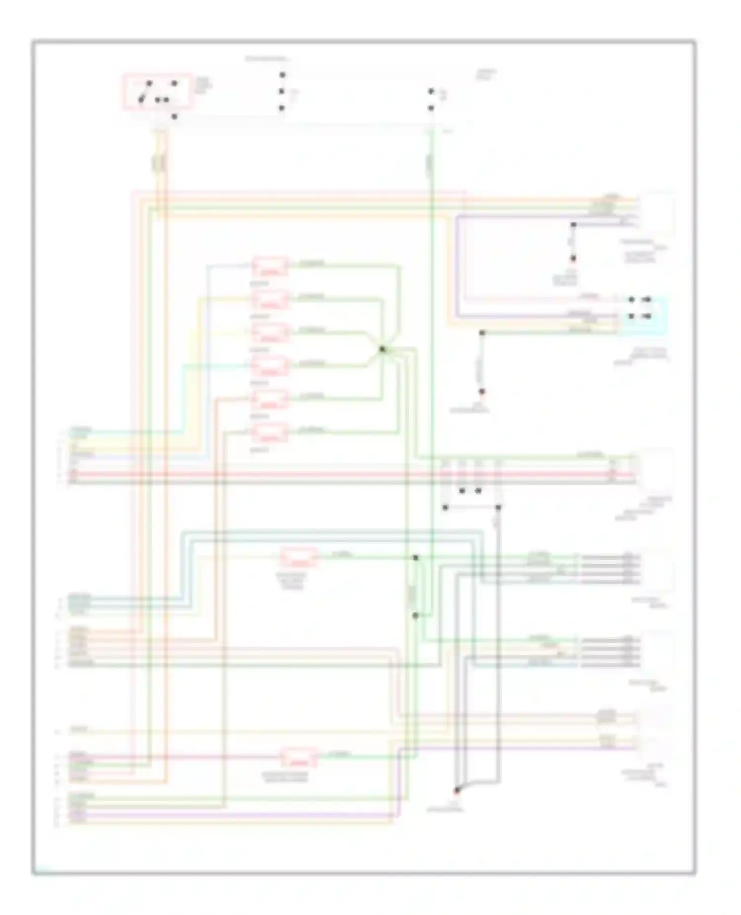 Wiring diagram blk/dk grn for Eagle Vision I (1992-1997) (2 of 6)