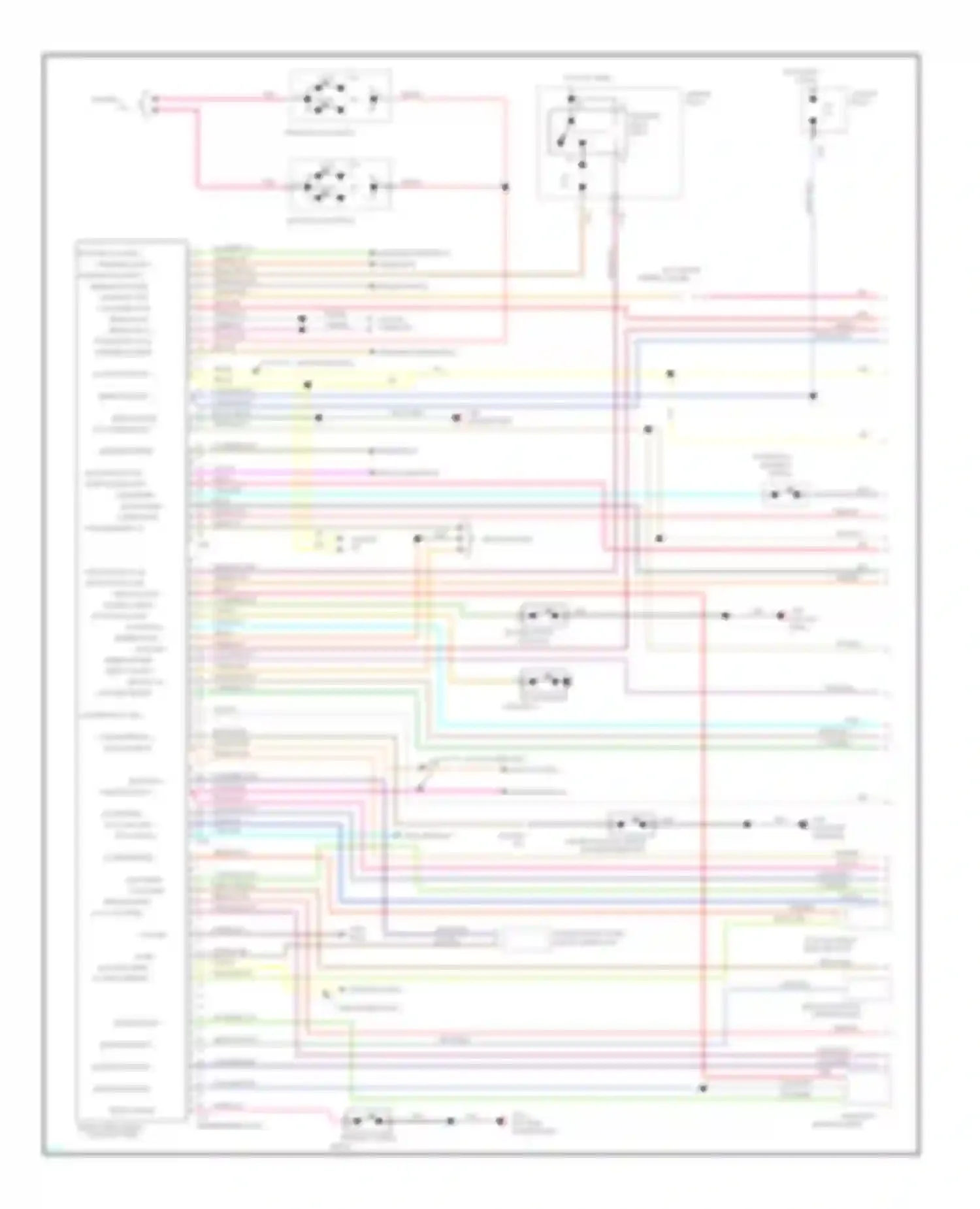 Wiring diagram hot in start or run for Eagle Vision I (1992-1997) (1 of 7)