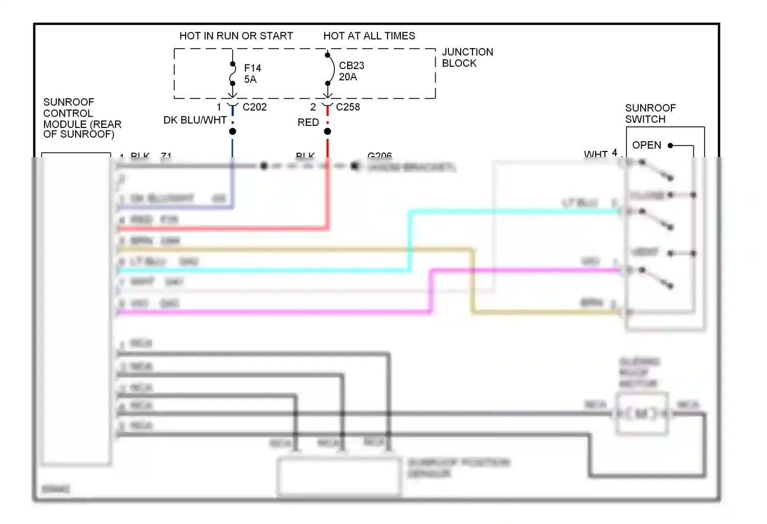 Eagle Vision I (1992-1997) (open) wiring diagram  (1 of 1)