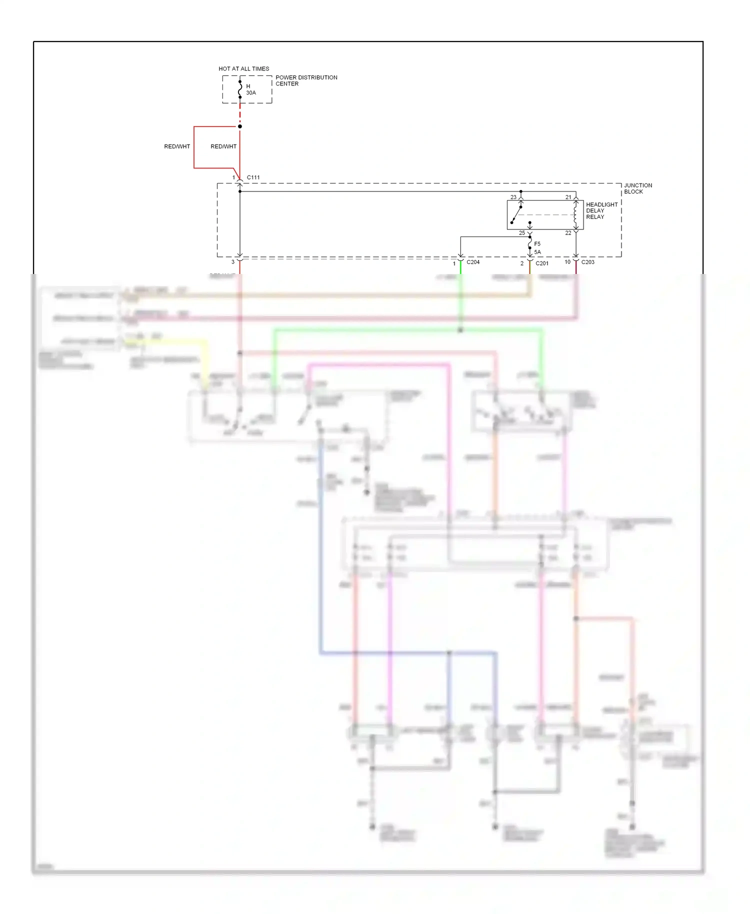 Eagle Vision I (1992-1997) park wiring diagram  (2 of 3)