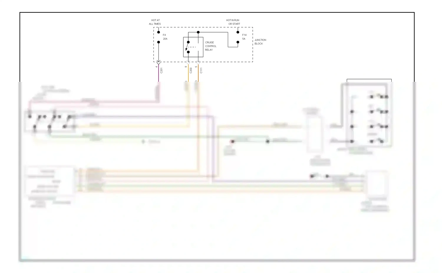 Eagle Vision I (1992-1997) powertrain control module (right fender side shield) wiring diagram  (5 of 6)