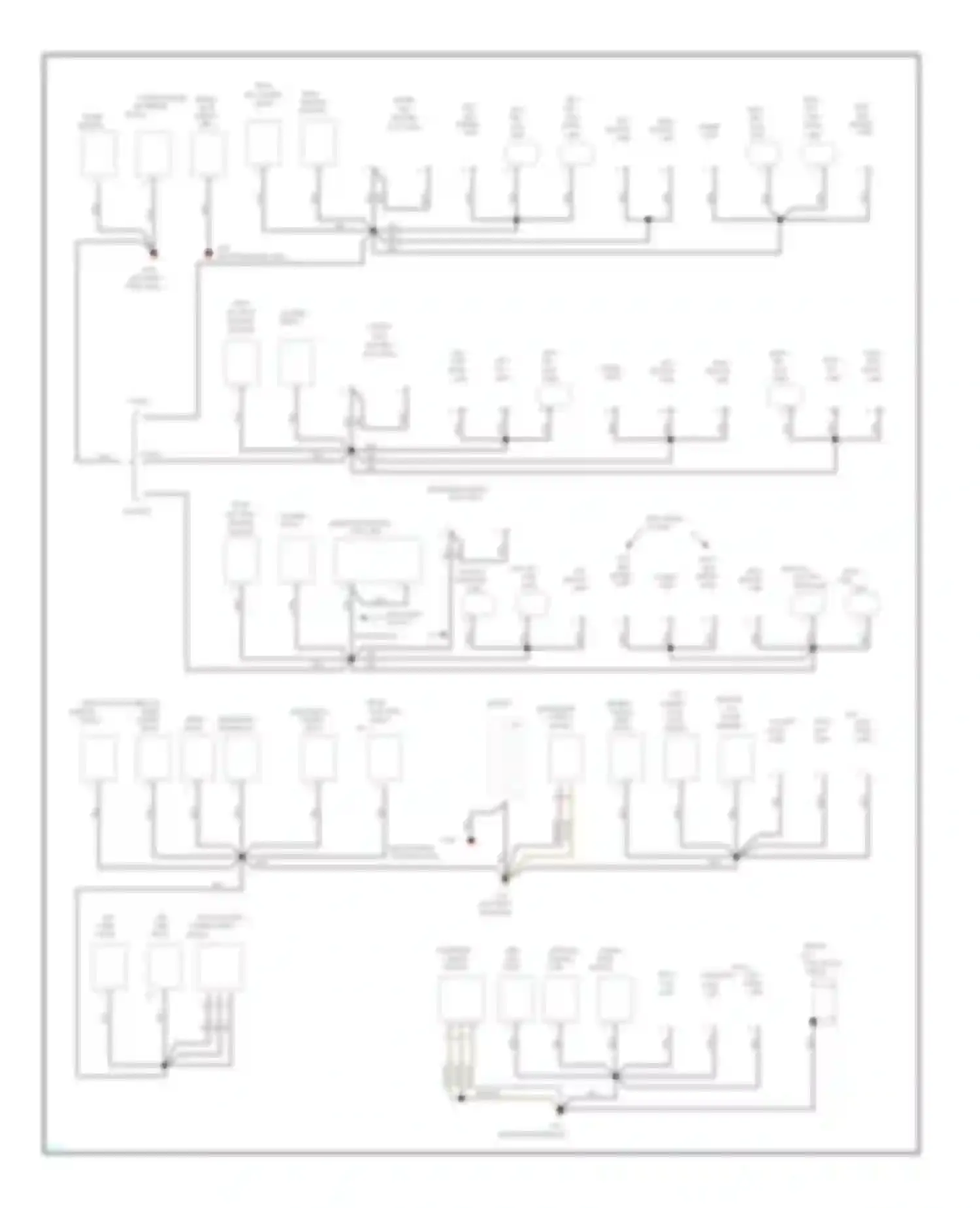 Wiring diagram right tail/ stop lamp for Eagle Vision I (1992-1997) (1 of 1)