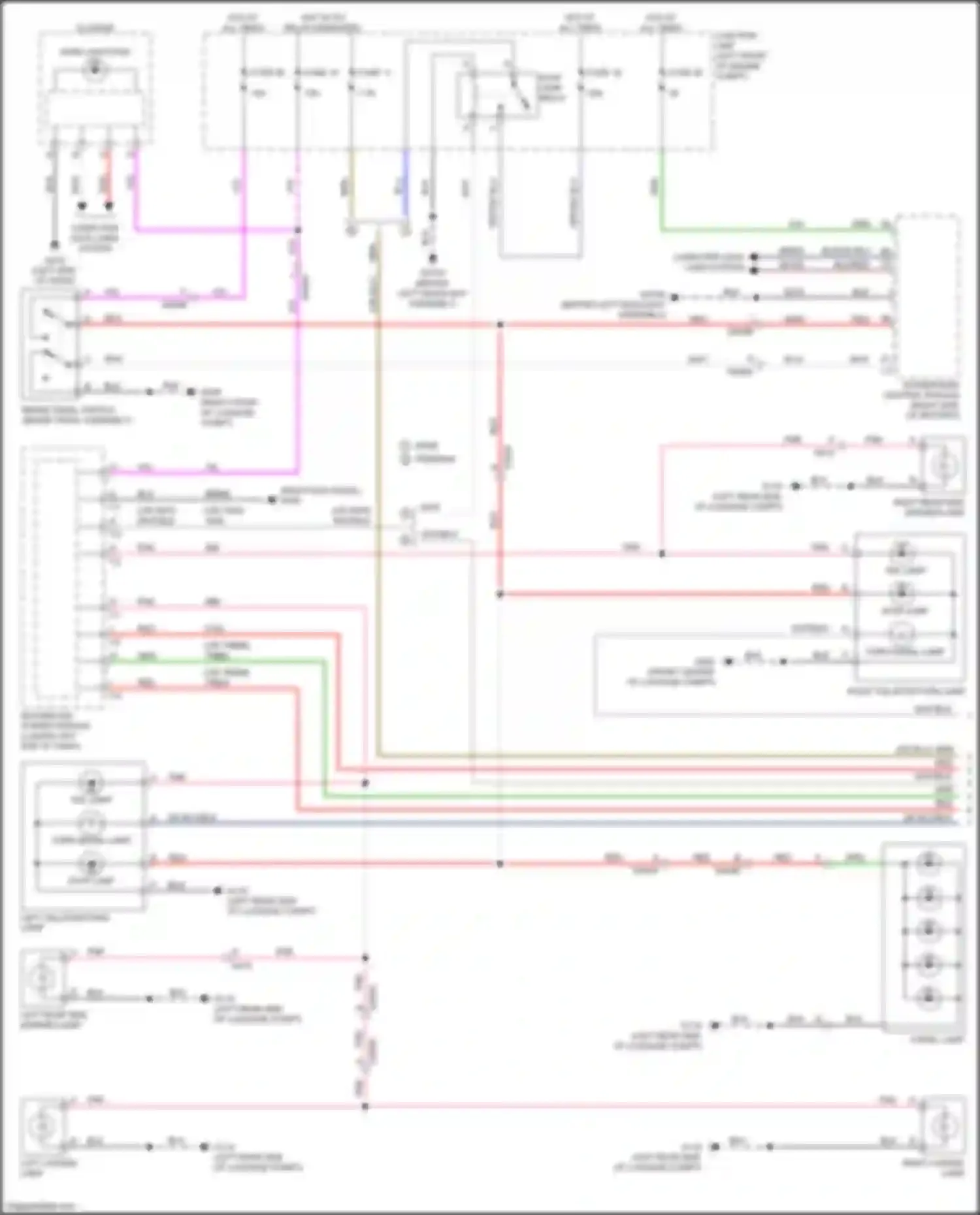 124 Spider FIAT I (2016-2020): Exterior lamps circuit (1 of 2)