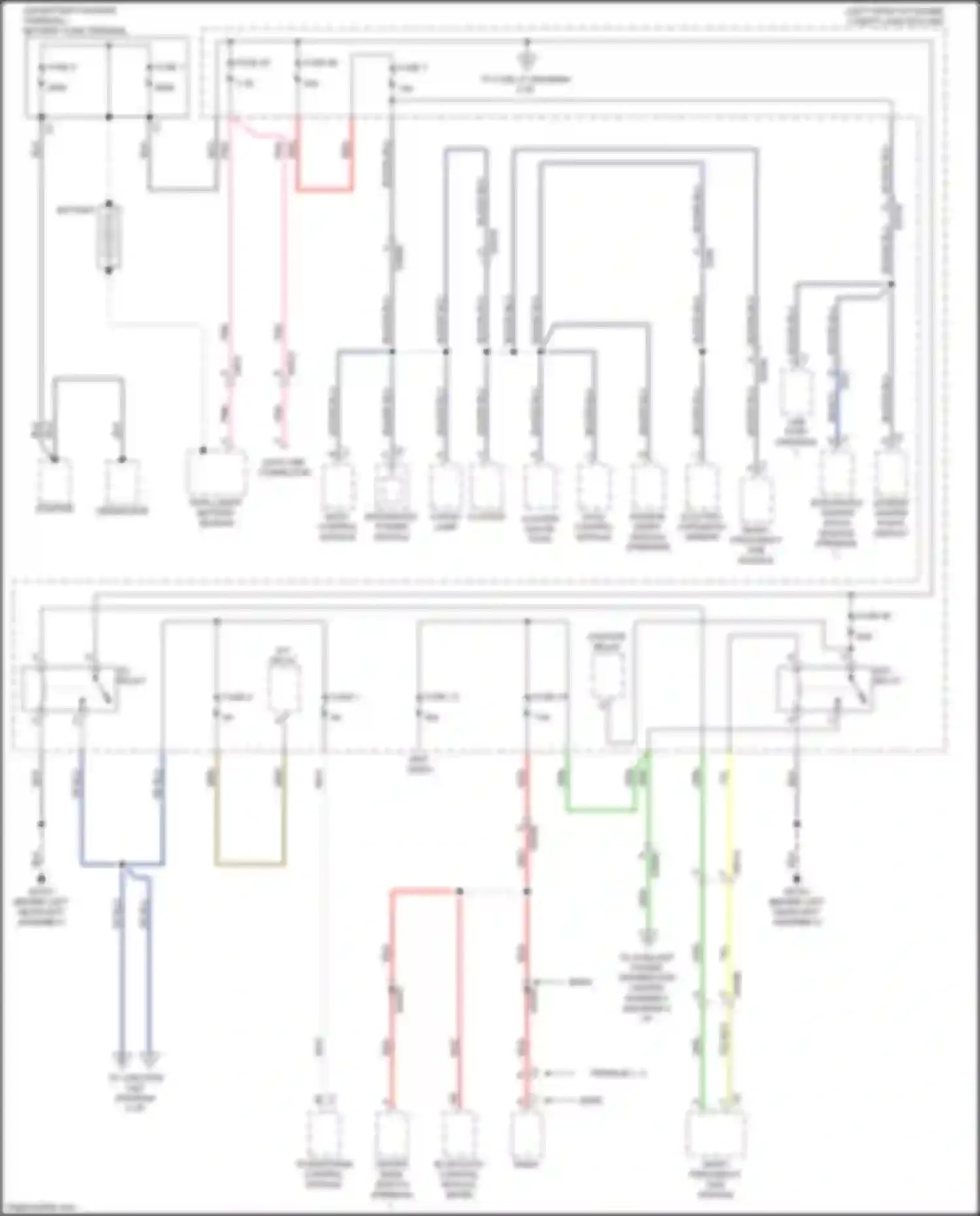 124 Spider FIAT I (2016-2020): Power distribution circuit (1 of 5)
