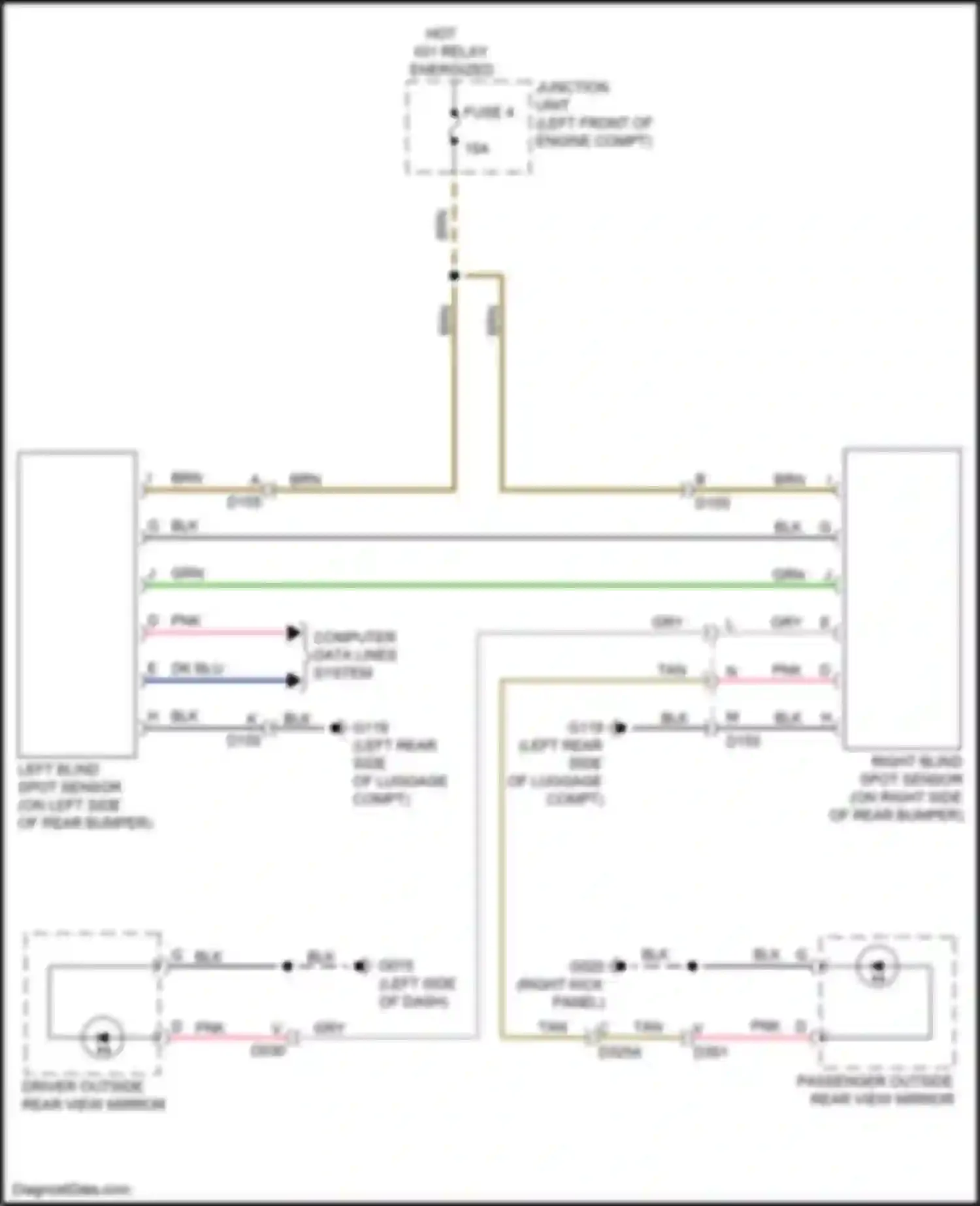 Wiring diagram computer data lines system for FIAT 124 Spider I (2016-2020) (23 of 57)
