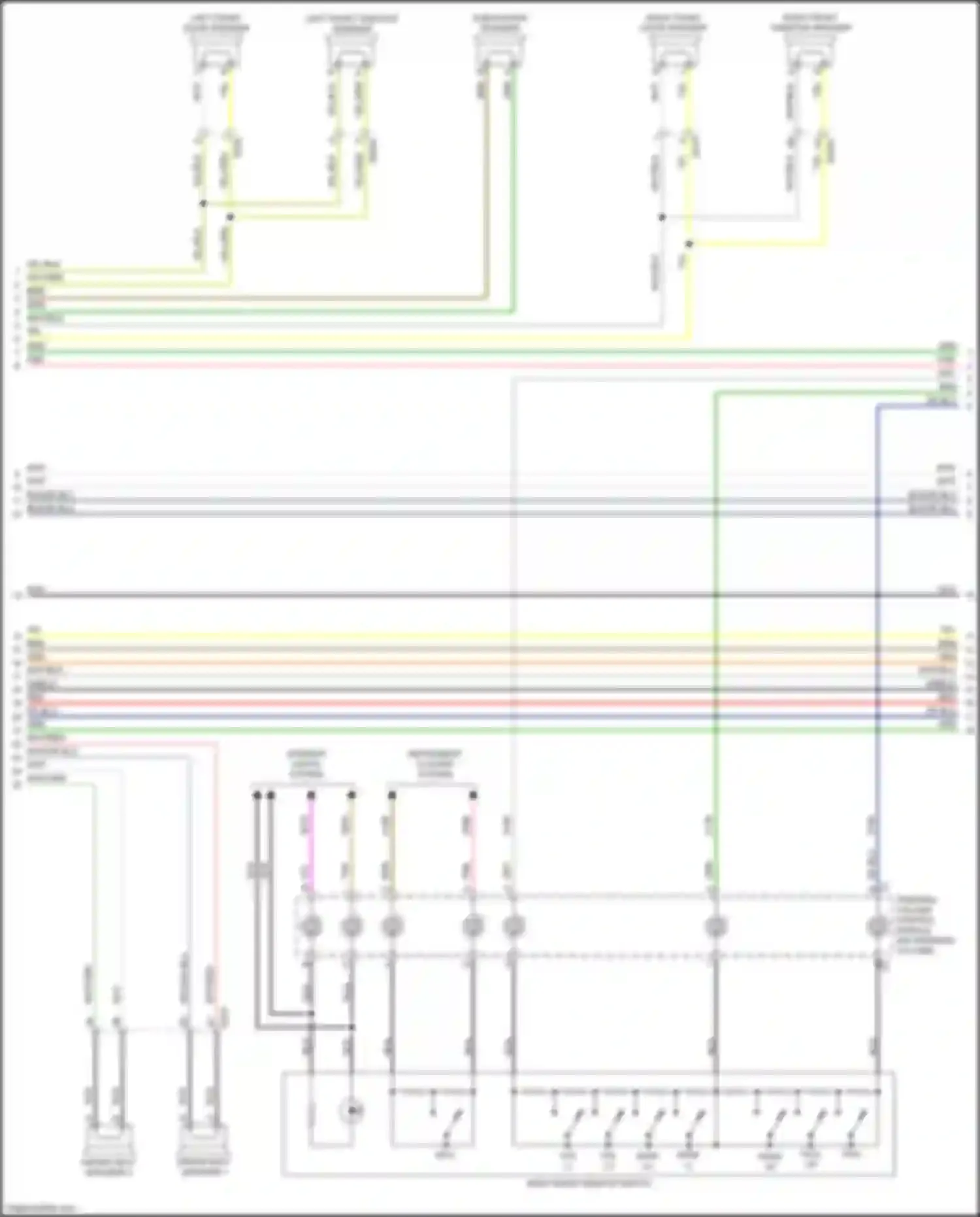 Wiring diagram driver seat speaker 2 for FIAT 124 Spider I (2016-2020) (1 of 5)