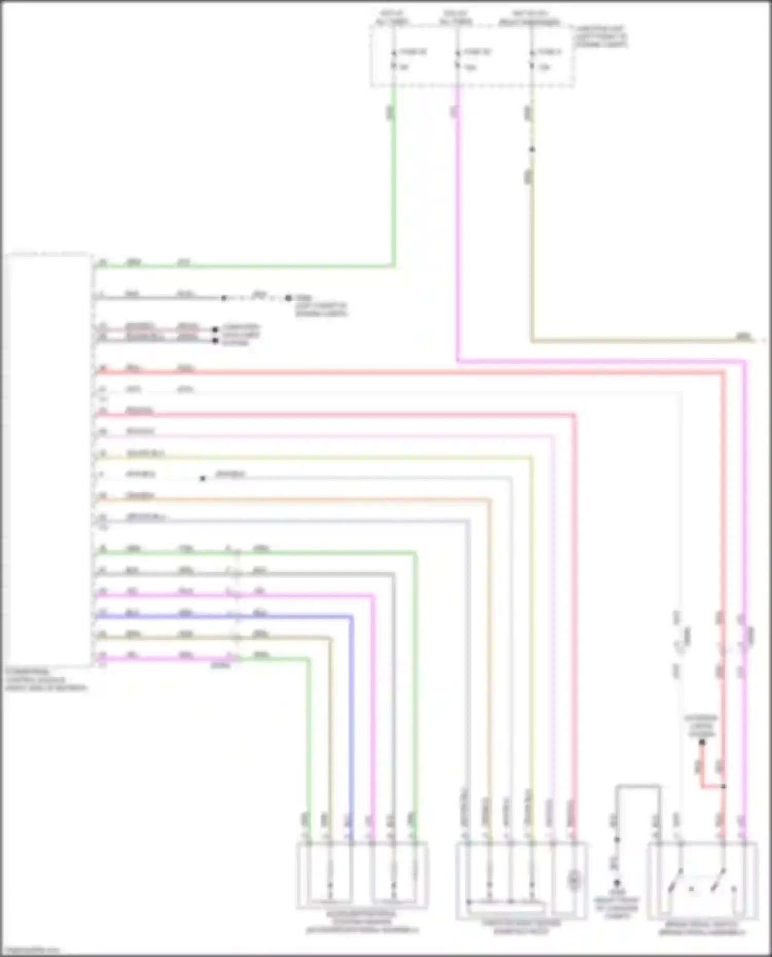 Wiring diagram fuse 4 for FIAT 124 Spider I (2016-2020) (4 of 18)