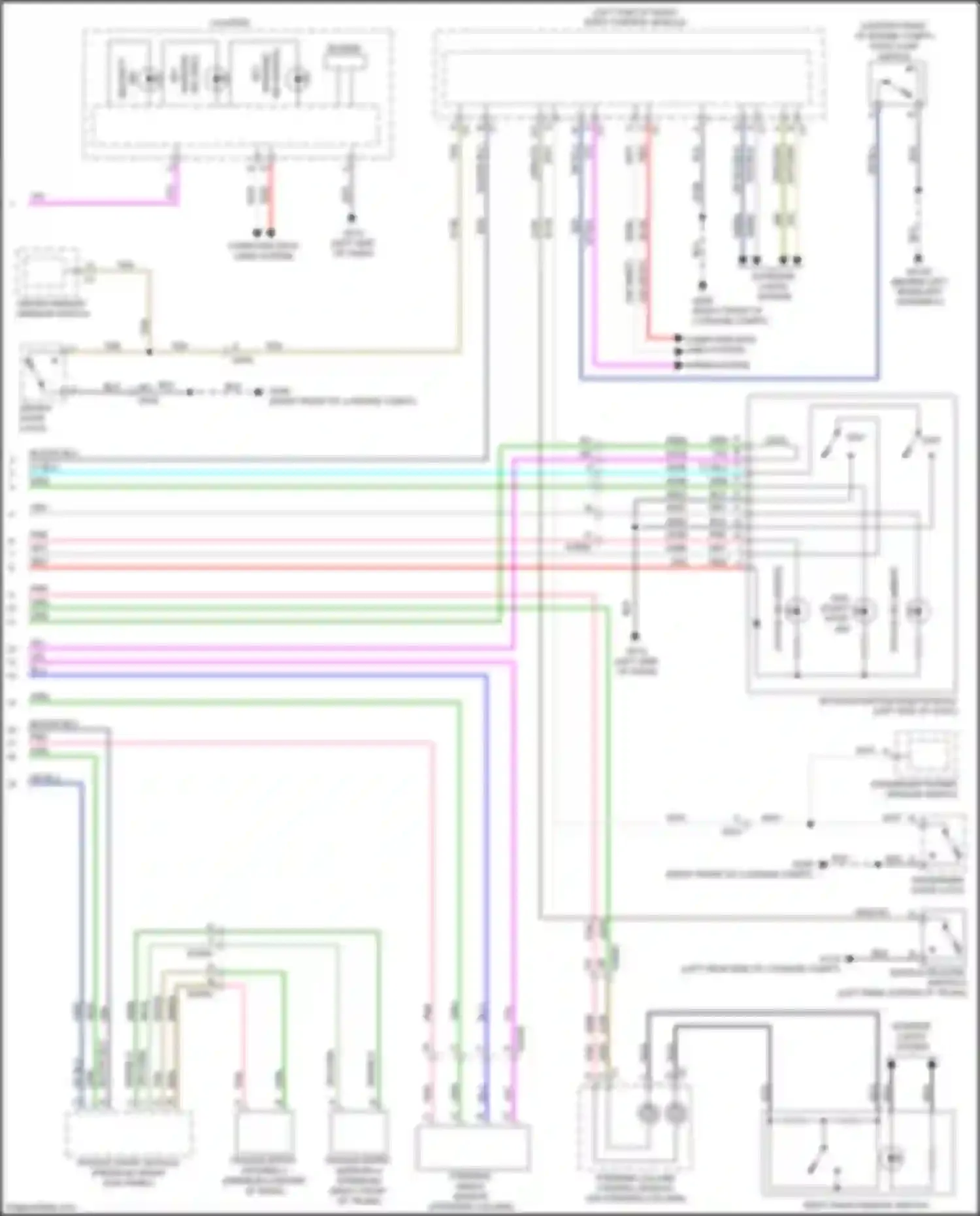 Wiring diagram horns system for FIAT 124 Spider I (2016-2020) (2 of 2)