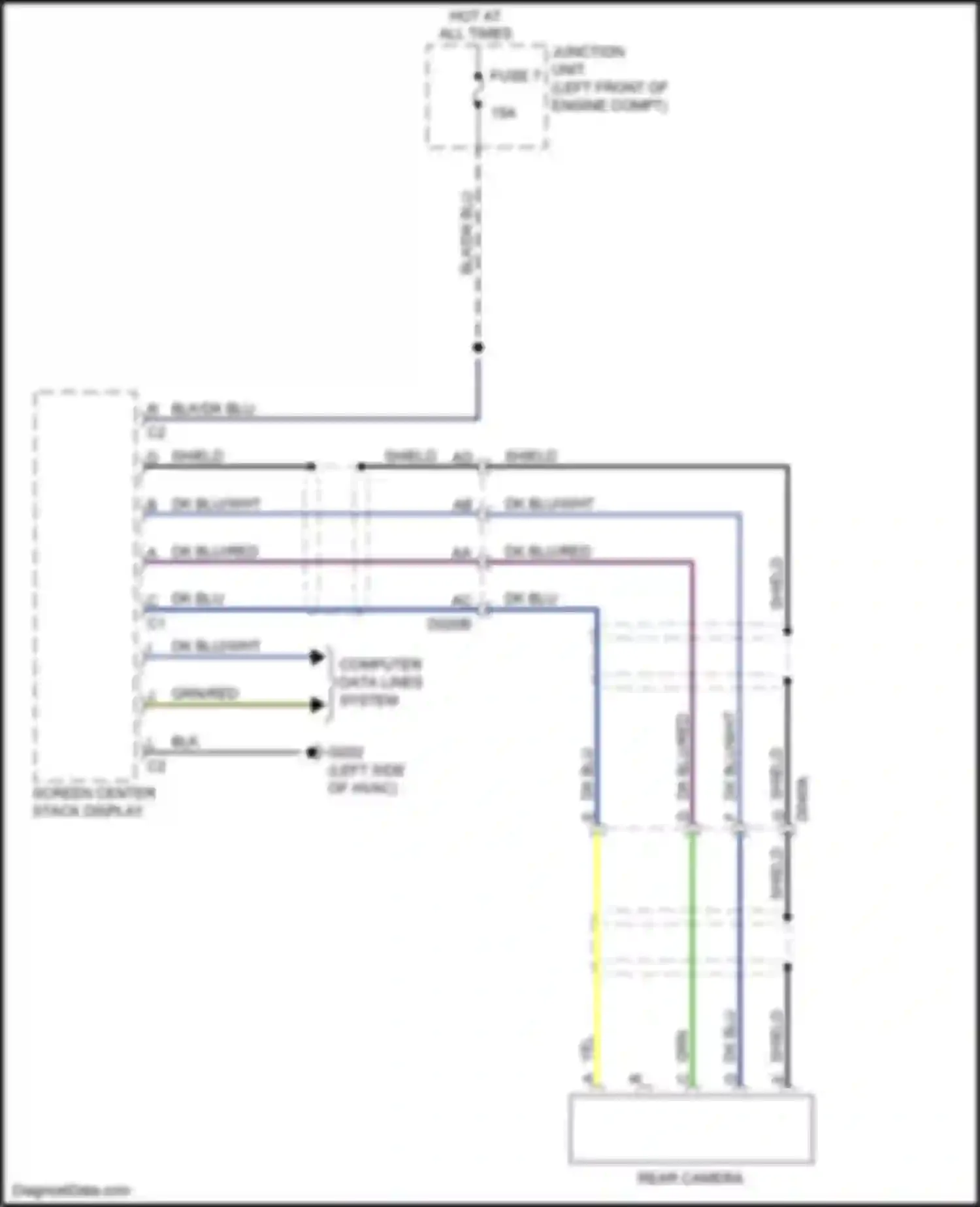 Wiring diagram junction unit for FIAT 124 Spider I (2016-2020) (30 of 50)