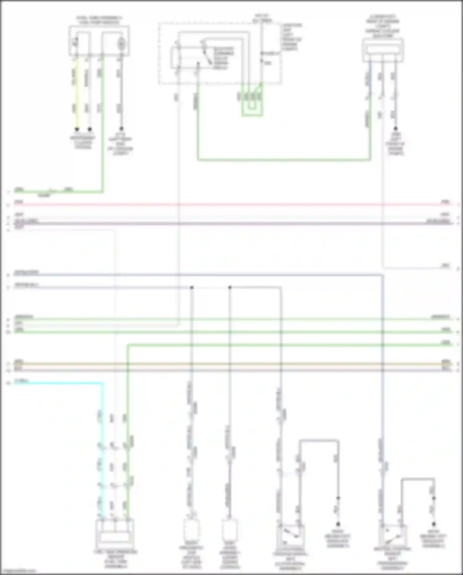 Wiring diagram radio frequency hub module for FIAT 124 Spider I (2016-2020) (20 of 20)