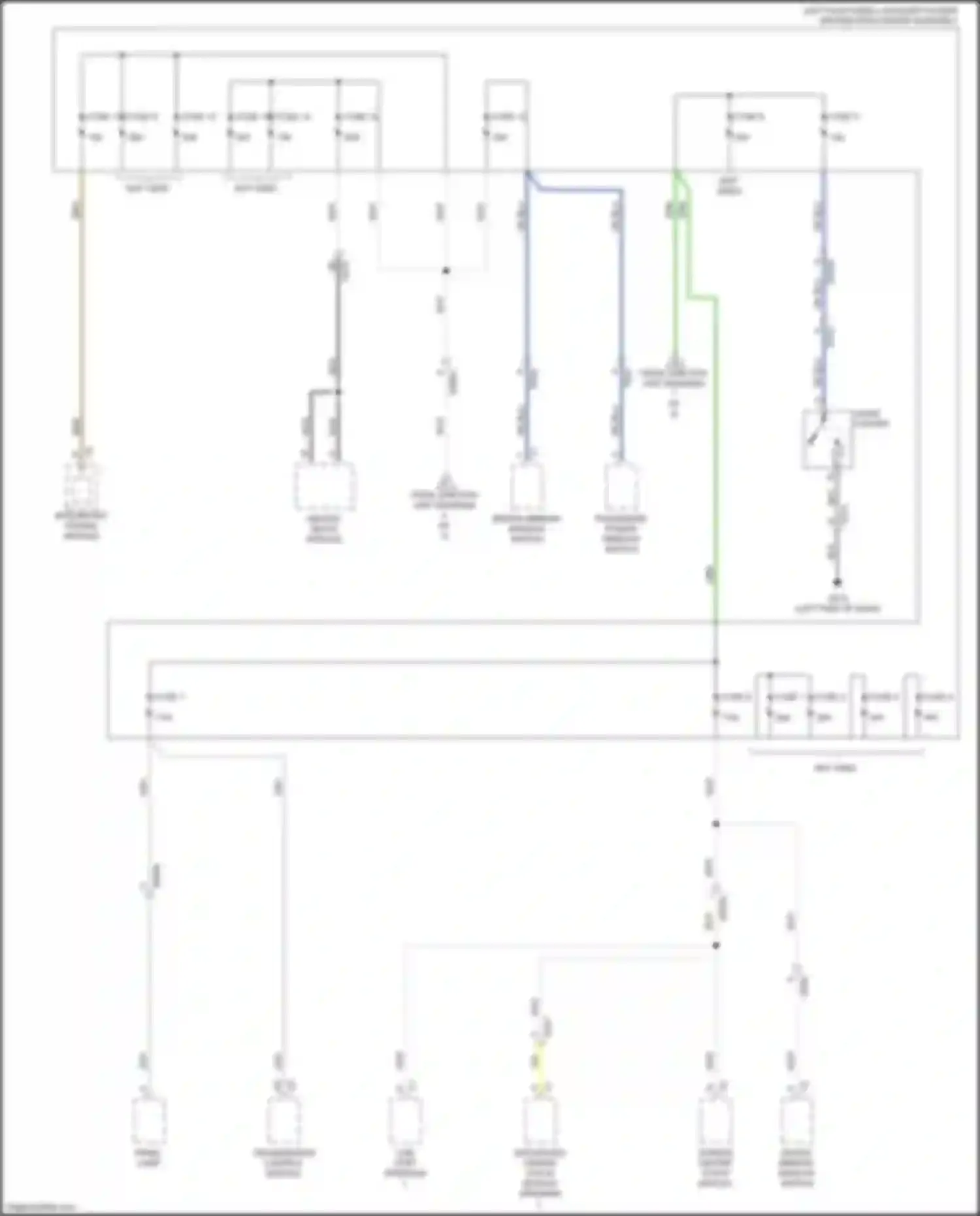 Wiring diagram screen center stack display for FIAT 124 Spider I (2016-2020) (6 of 9)