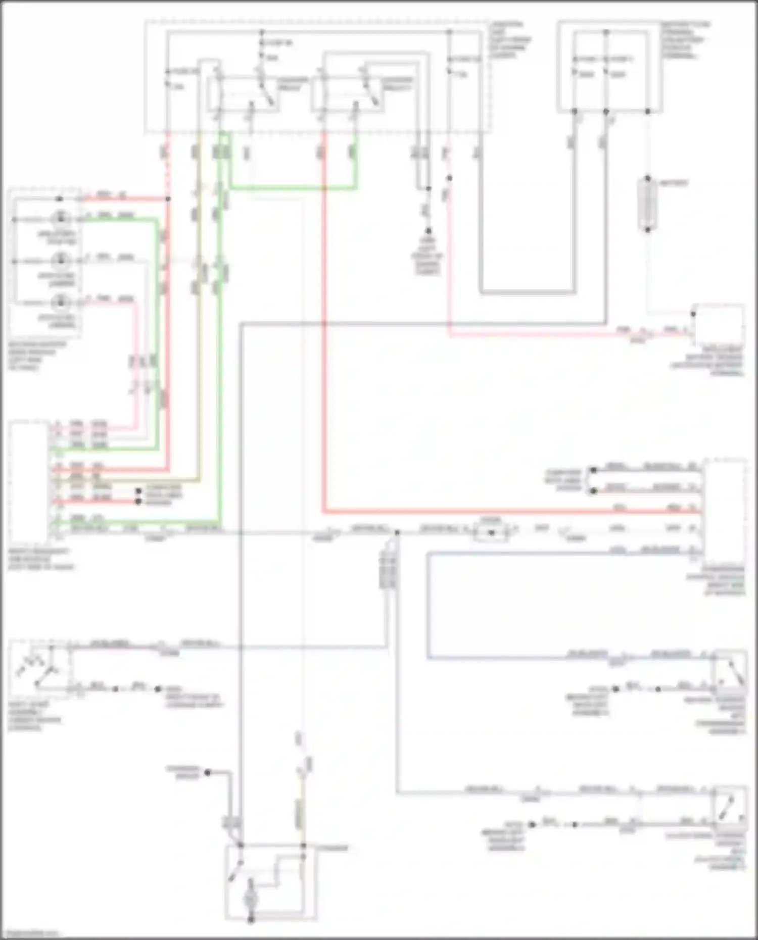 Wiring diagram starter relay 2 for FIAT 124 Spider I (2016-2020) (2 of 2)