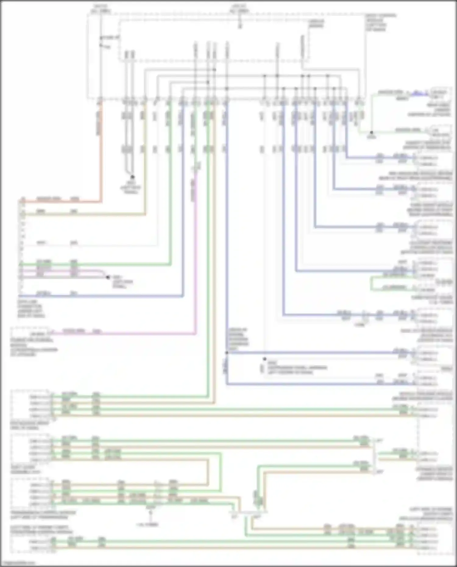 500 FIAT II facelift (2015-2024): Computer data lines circuit, except electric