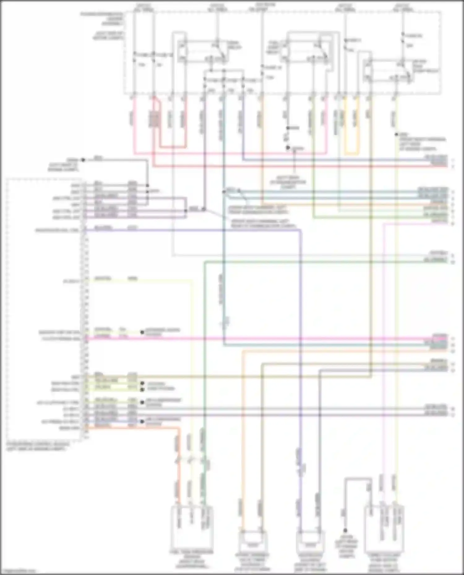 500 FIAT II facelift (2015-2024): Wiring diagram engine performance 1.4l turbo (1 of 5)