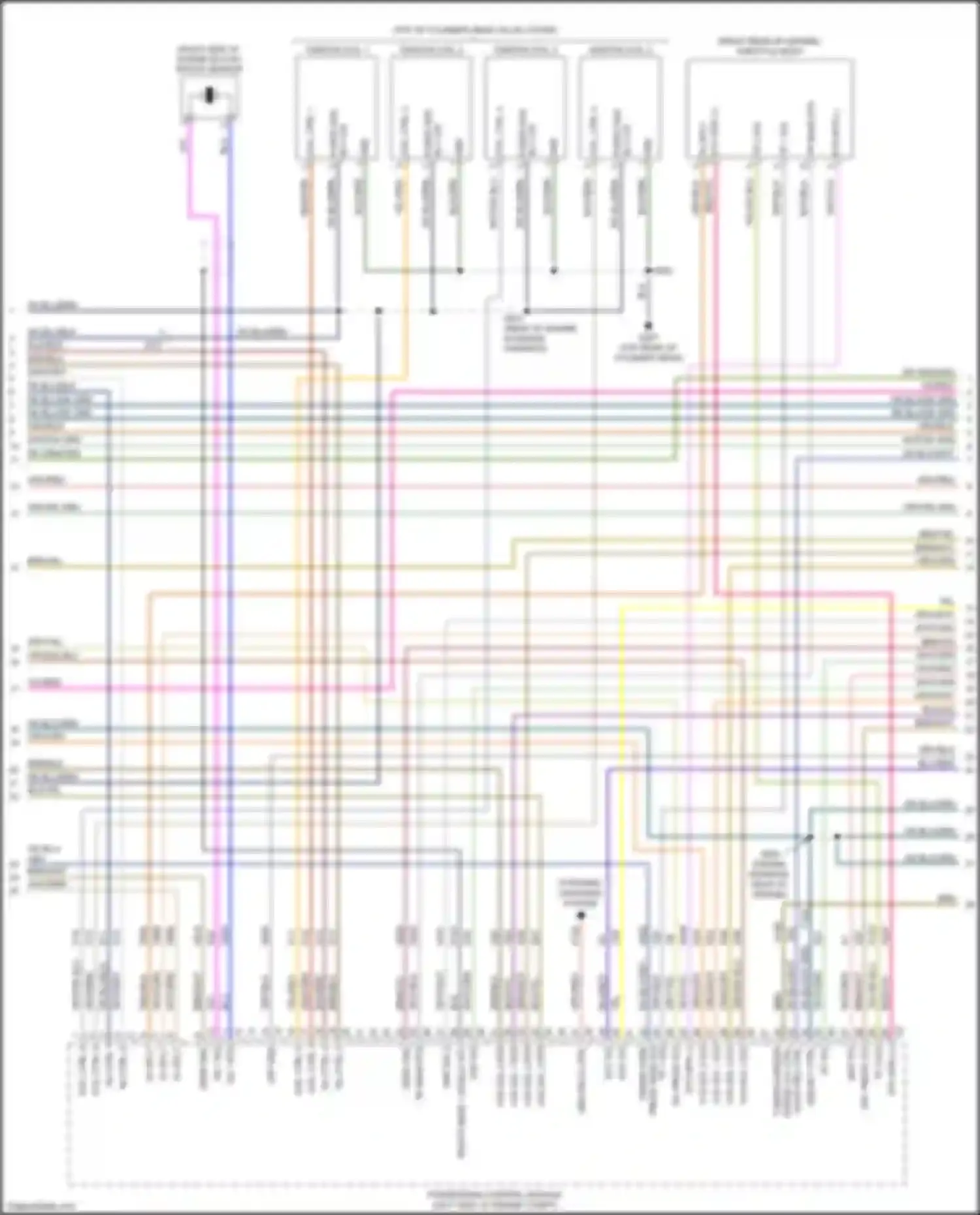 500 FIAT II facelift (2015-2024): Wiring diagram engine performance 1.4l turbo (3 of 5)